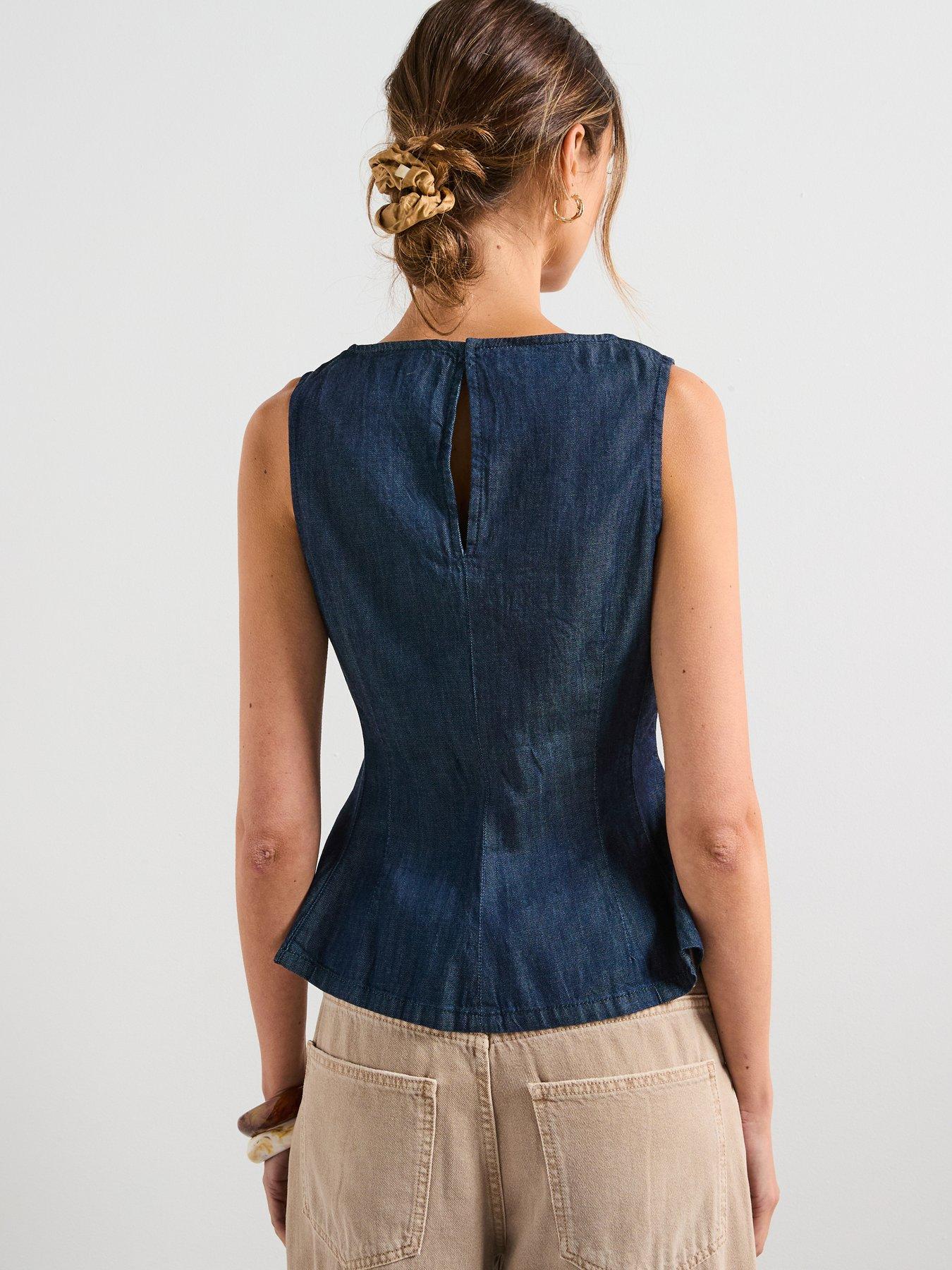 mango-denim-crop-topstillFront