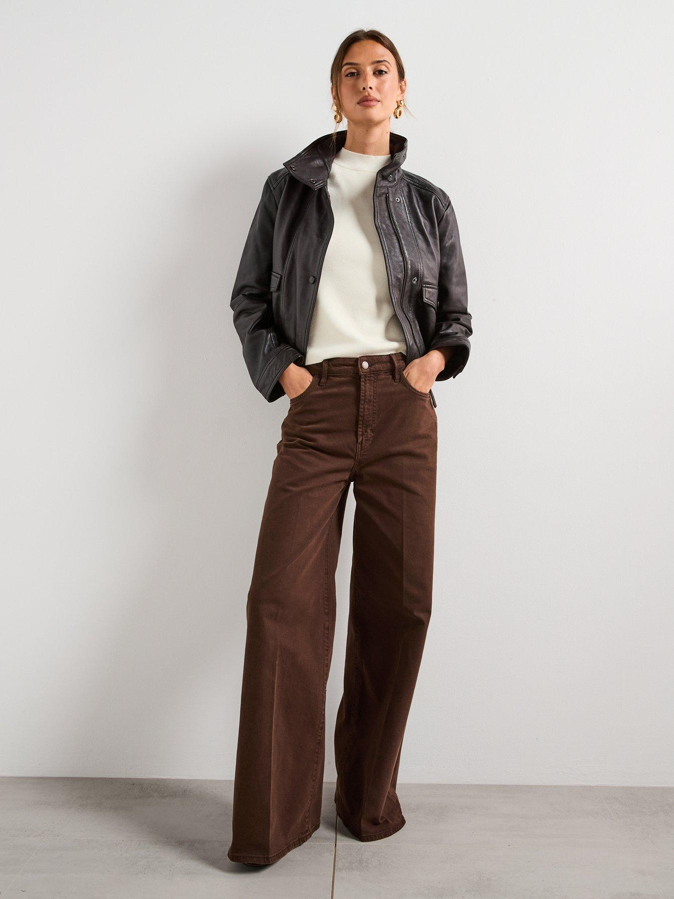 mango-high-collar-leather-jacket-brownback
