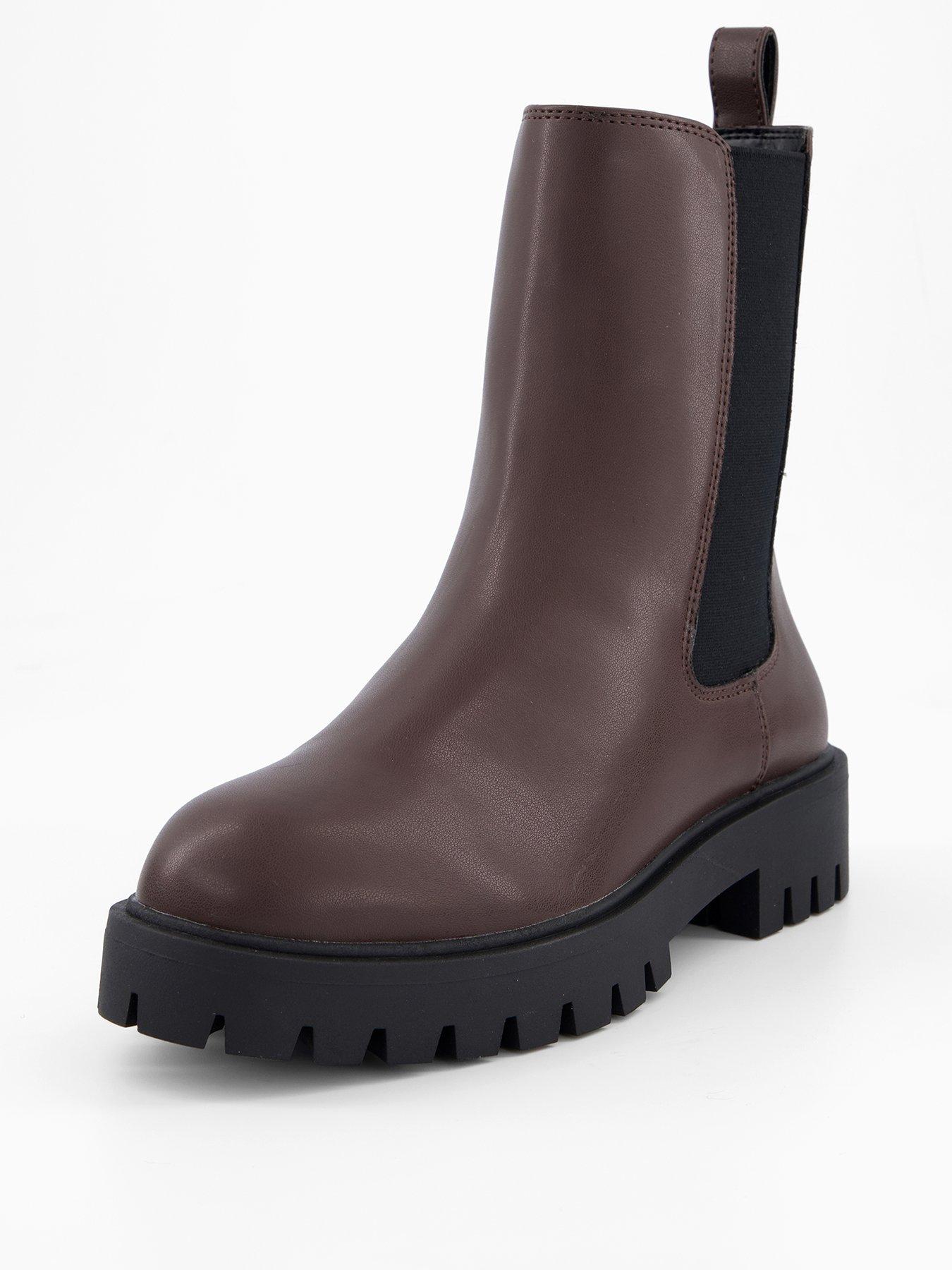 mango-faux-leather-chunky-ankle-boot-brownstillFront
