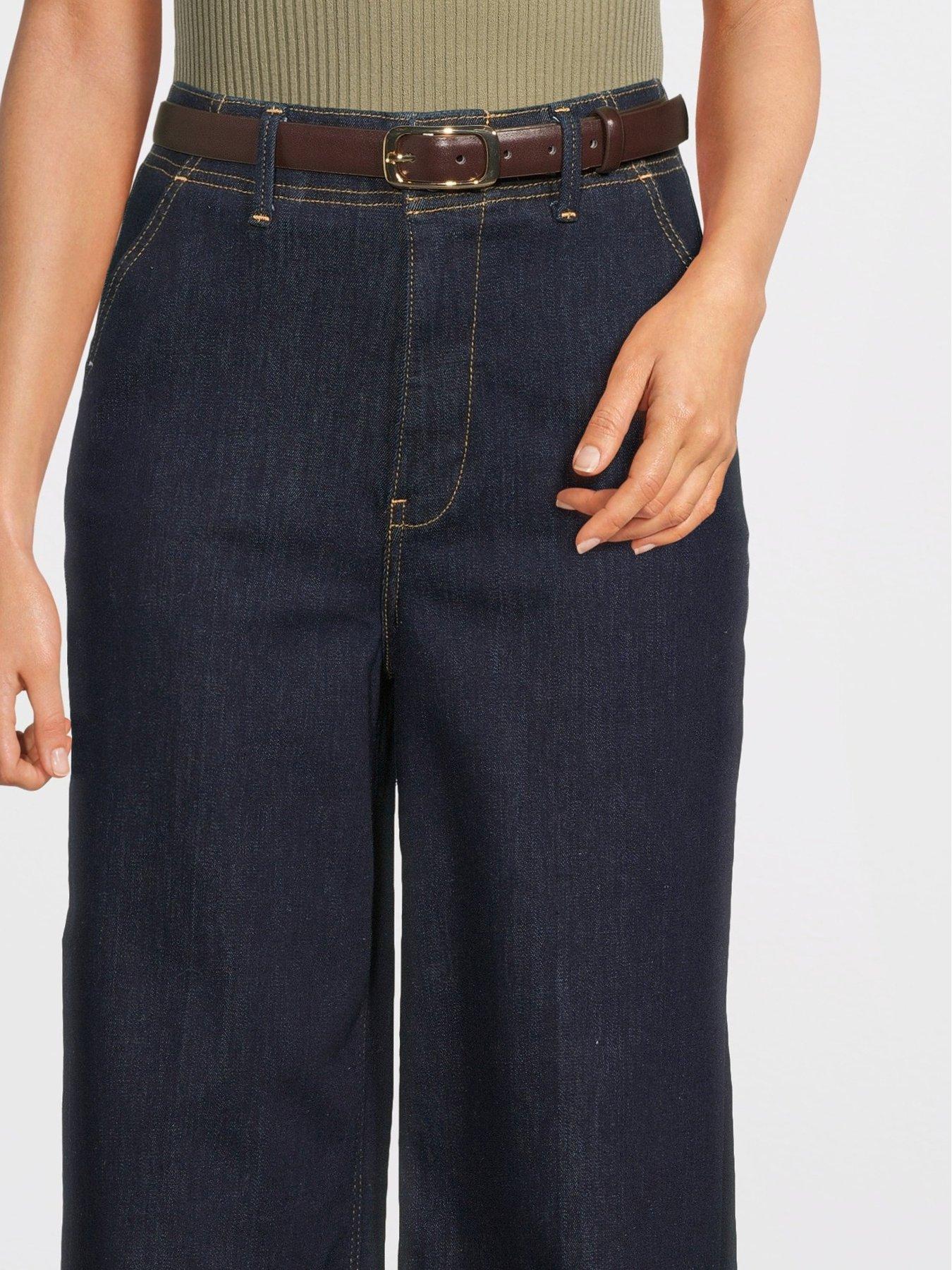 mango-rectangular-buckle-belt-brownstillFront