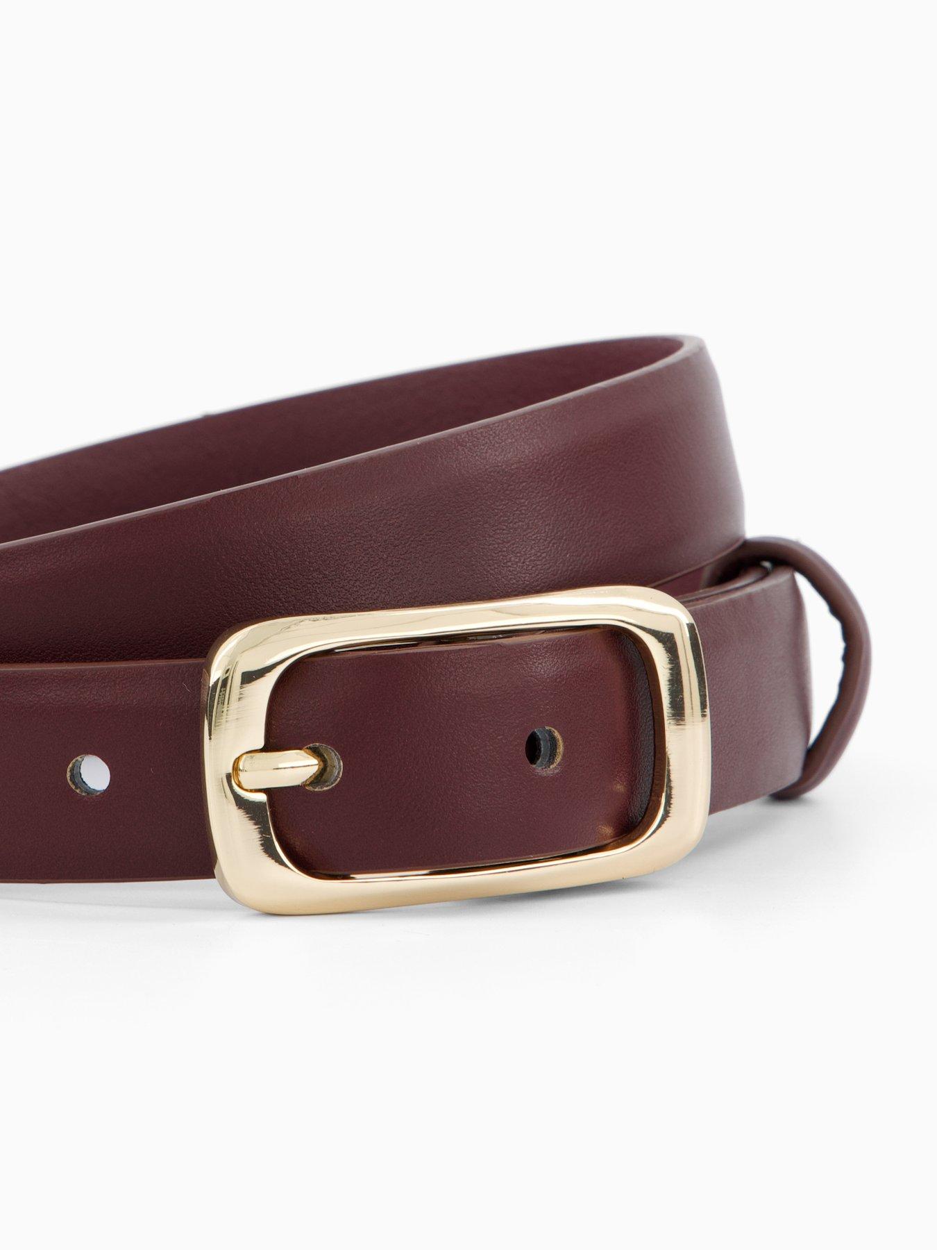 mango-rectangular-buckle-belt-redback