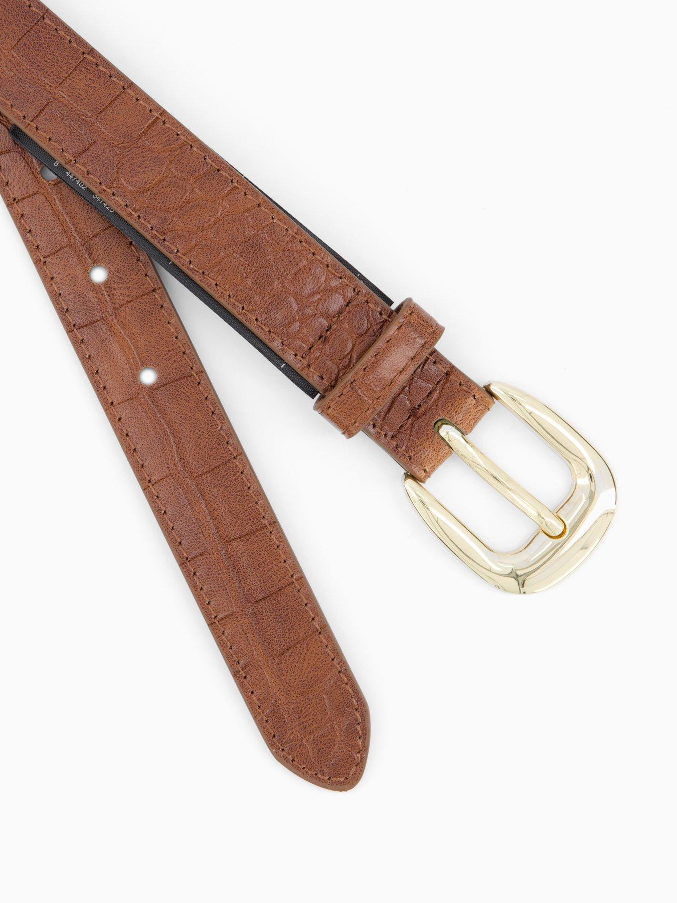 mango-croc-leather-effect-belt-browndetail