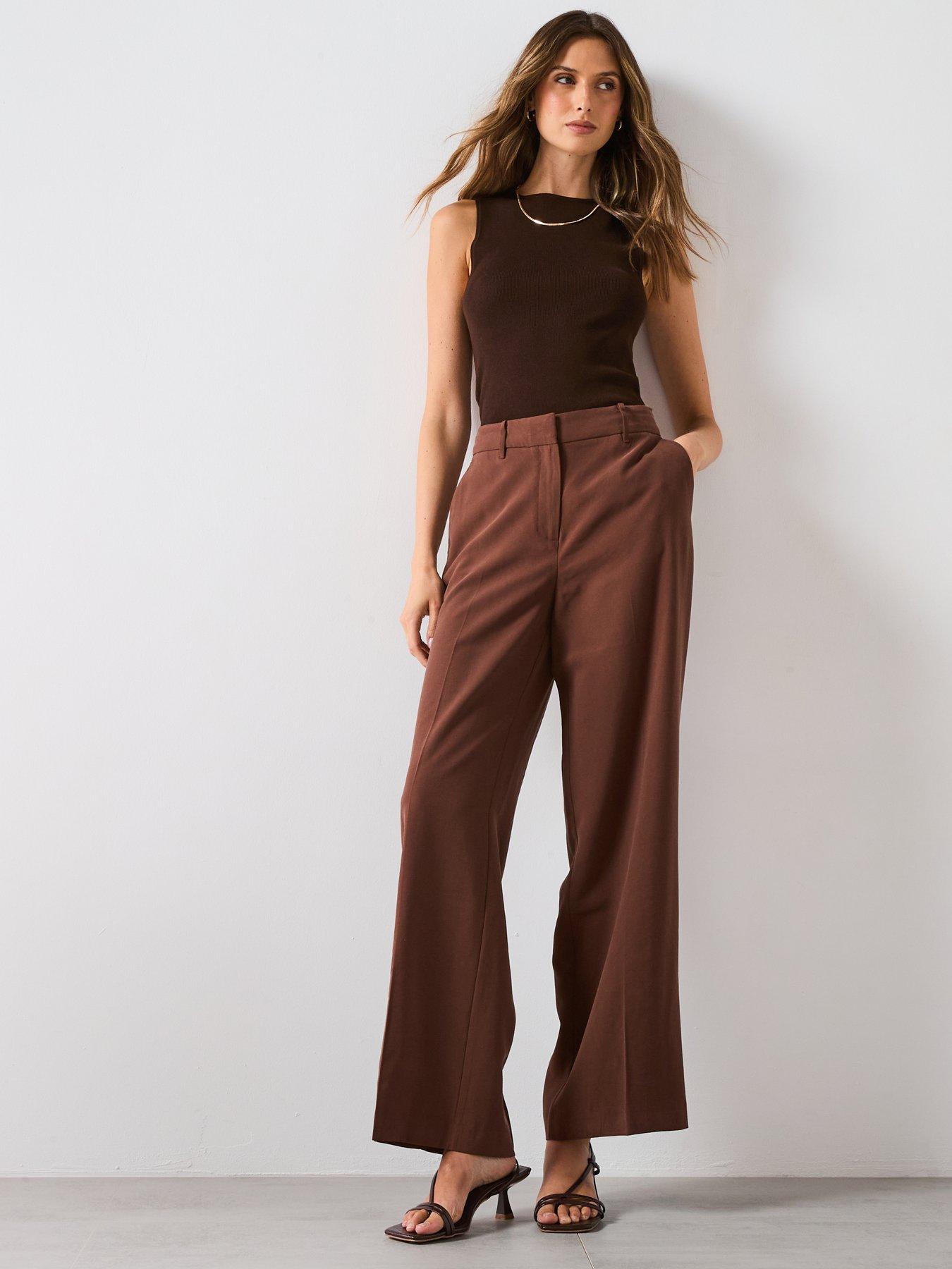 mango-straight-mid-rise-trousers-browndetail