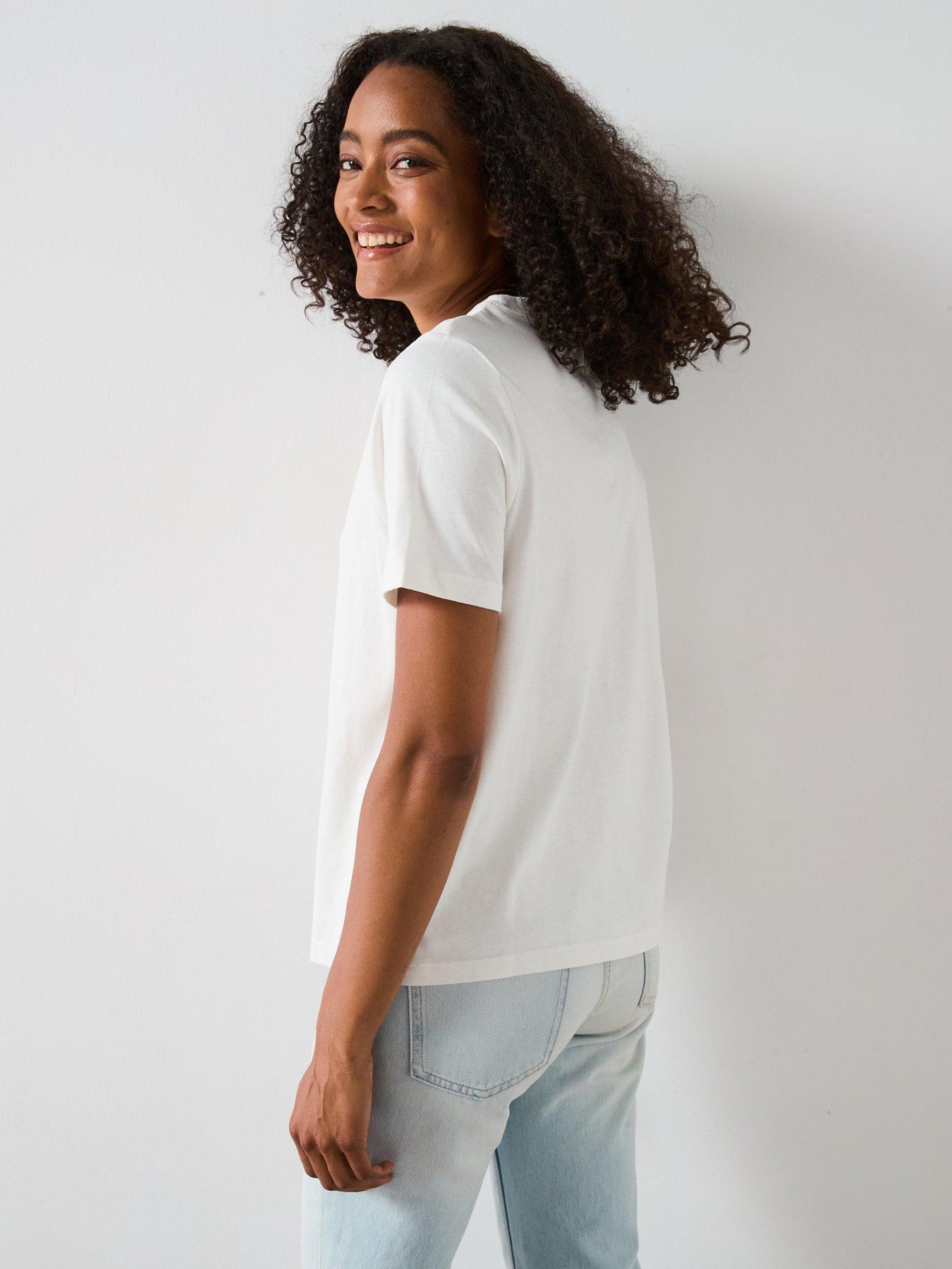 mango-printed-cotton-blend-t-shirt-orangestillFront