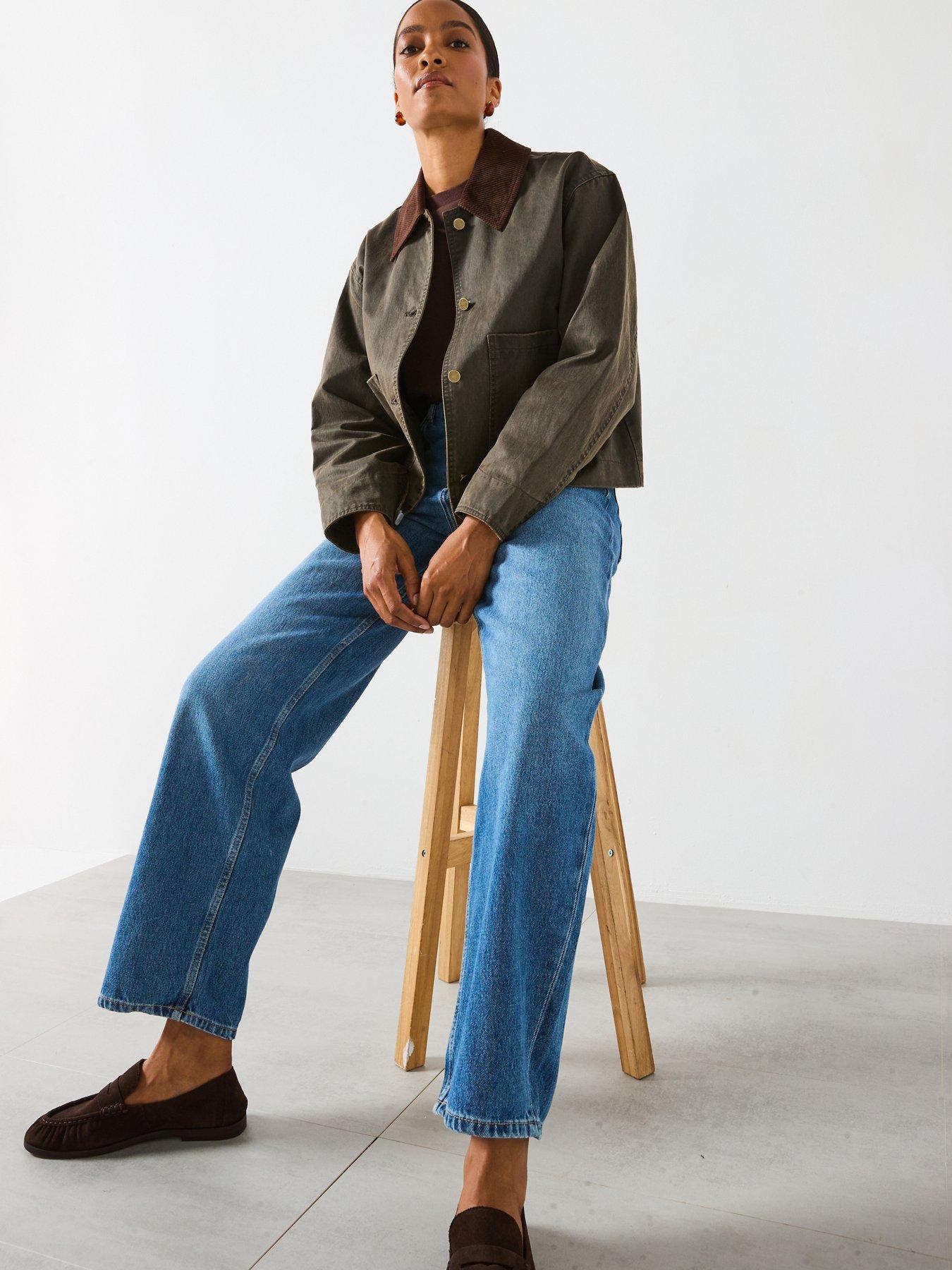 Mango Straight Leg Bet Jeans - Blue