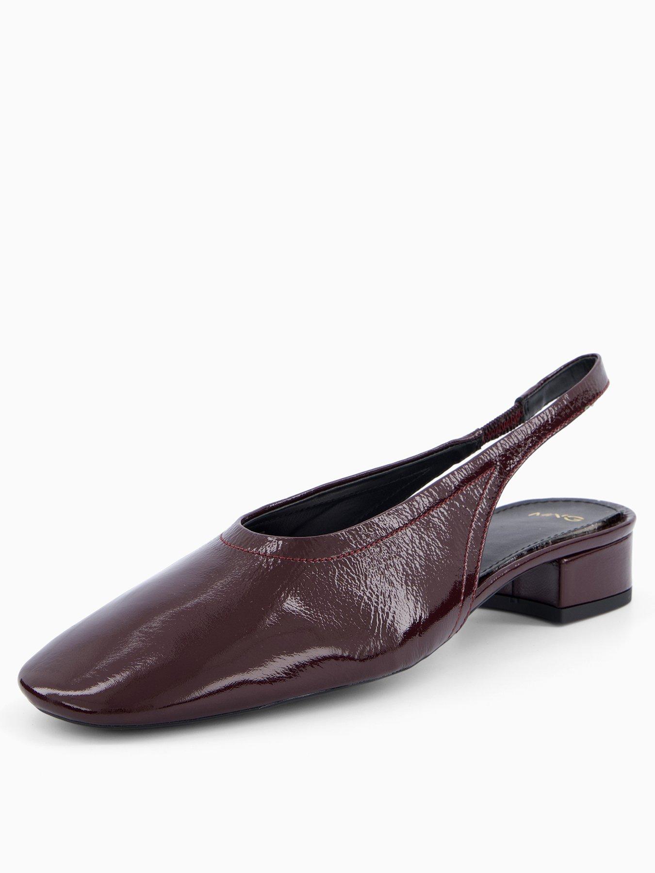 mango-block-heel-leather-shoes-redstillFront
