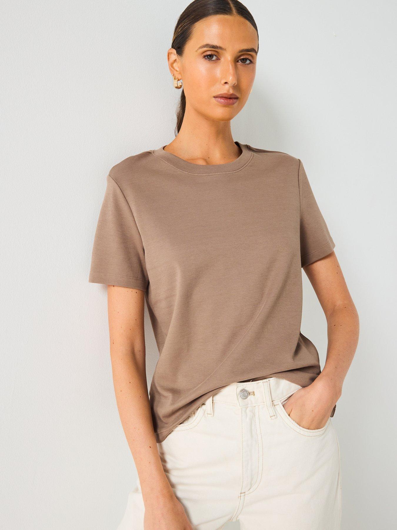 Image 5 of 6 of Mango Cotton Short Sleeve T-Shirt - Grey