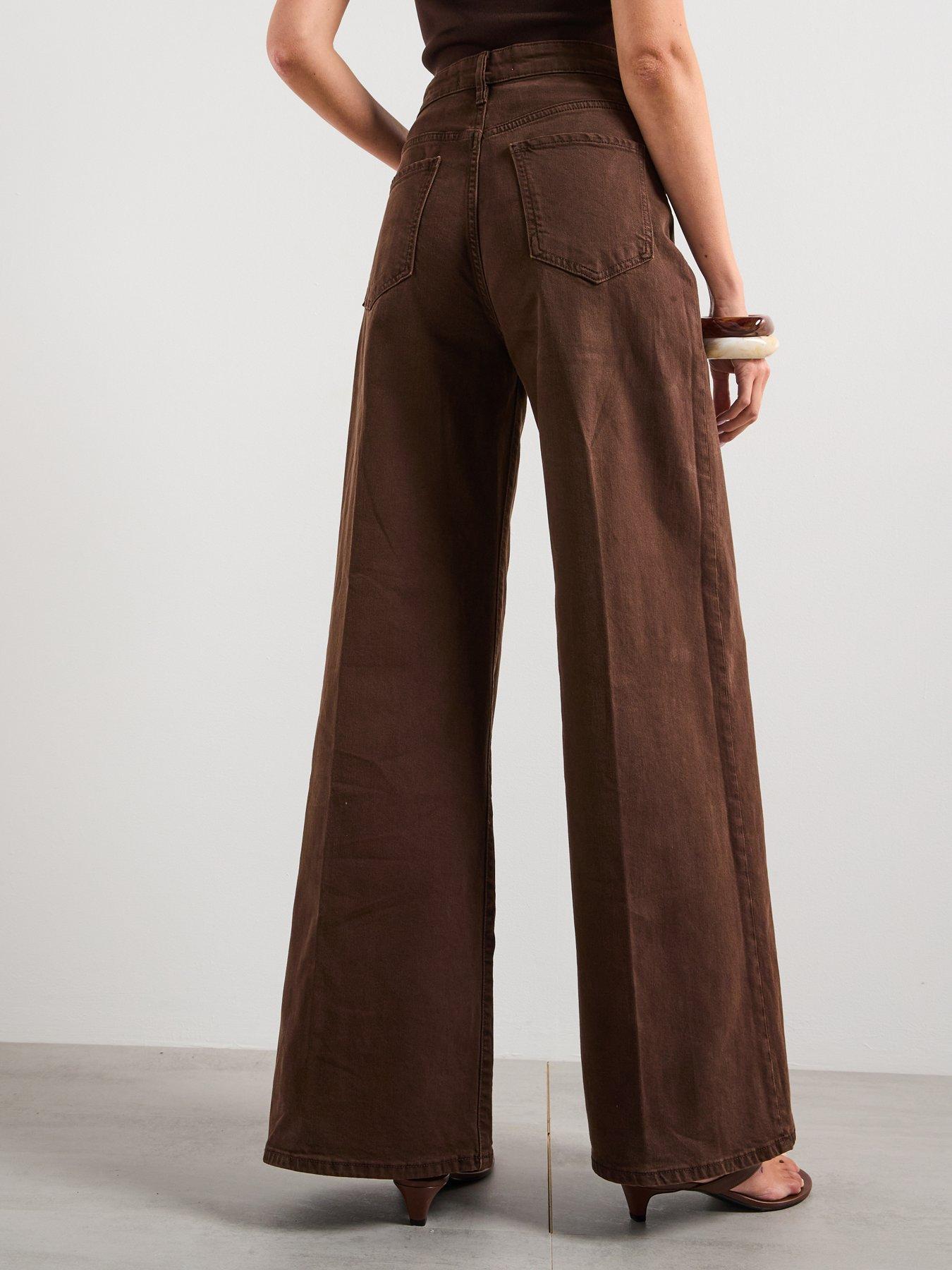 Image 2 of 6 of Mango High Waisted Wide Leg Jeans