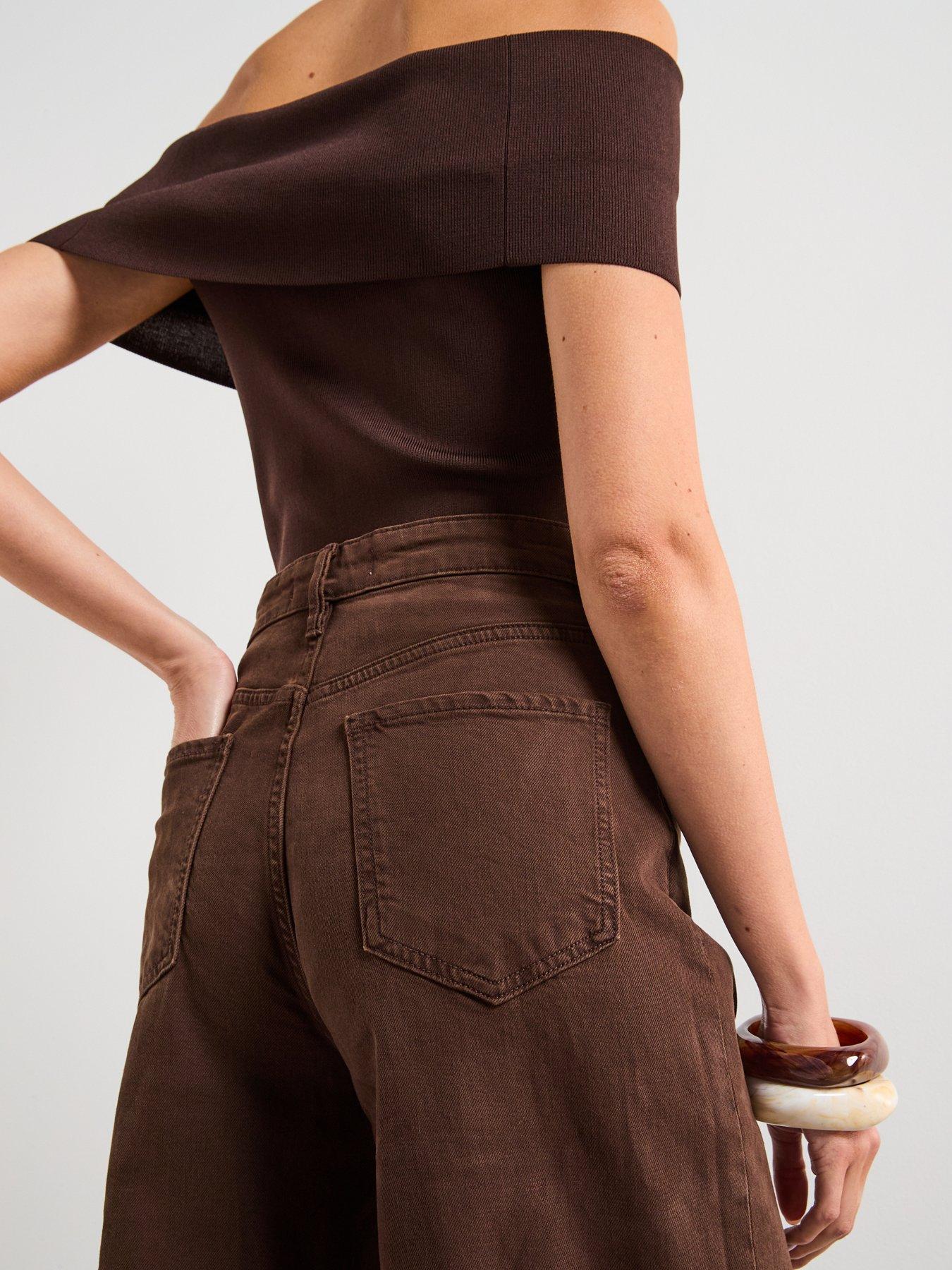 Image 5 of 6 of Mango High Waisted Wide Leg Jeans