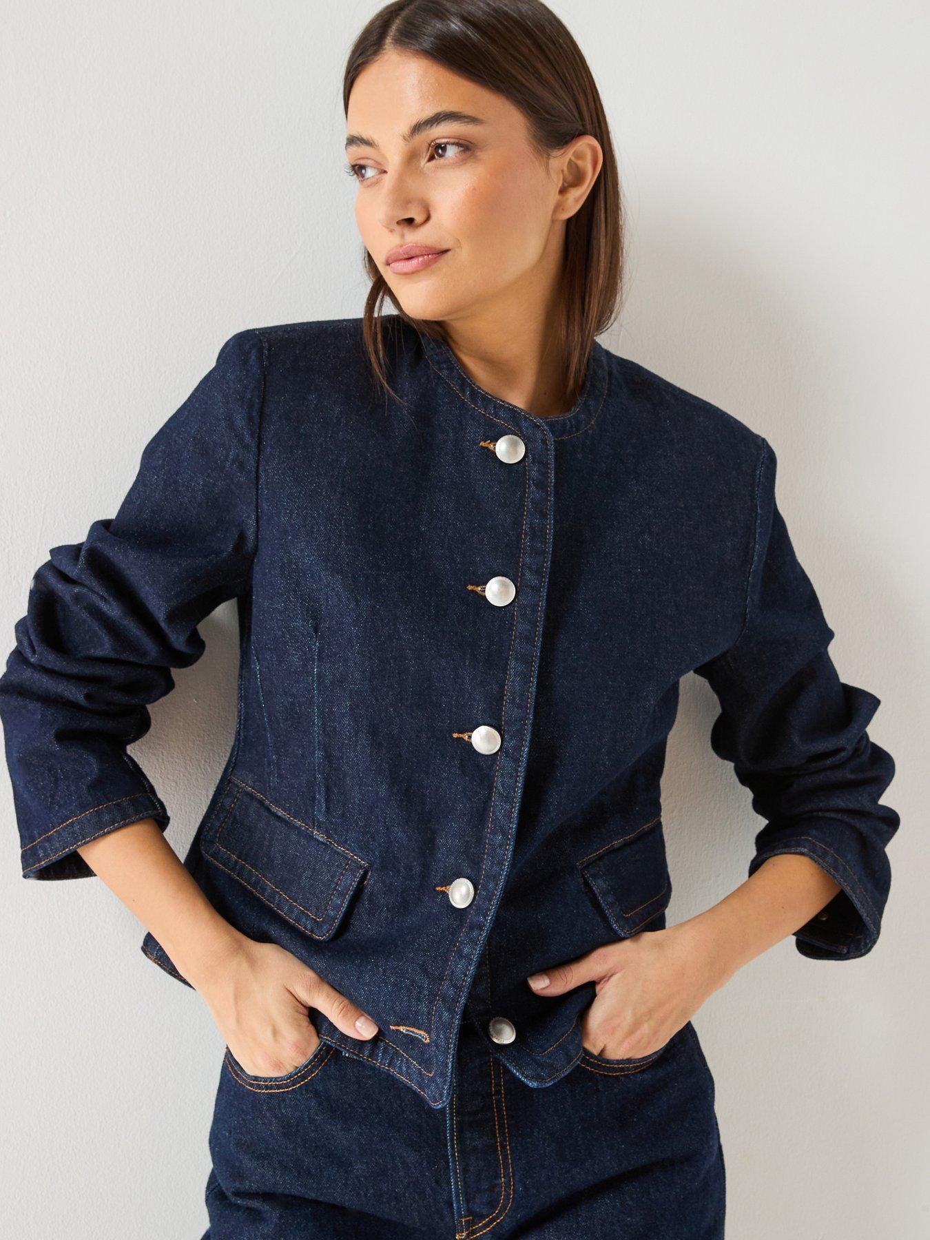 7-for-all-mankind-lady-button-denim-jacket-bluefront