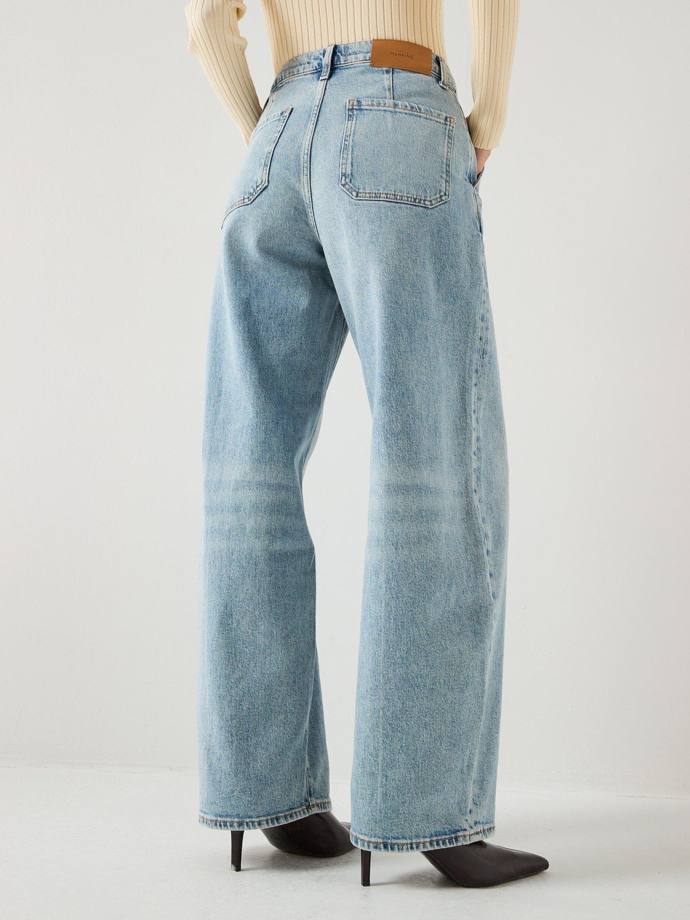 Image 2 of 6 of 7 FOR ALL MANKIND Bonnie Balloon Leg Trousers - Light Wash