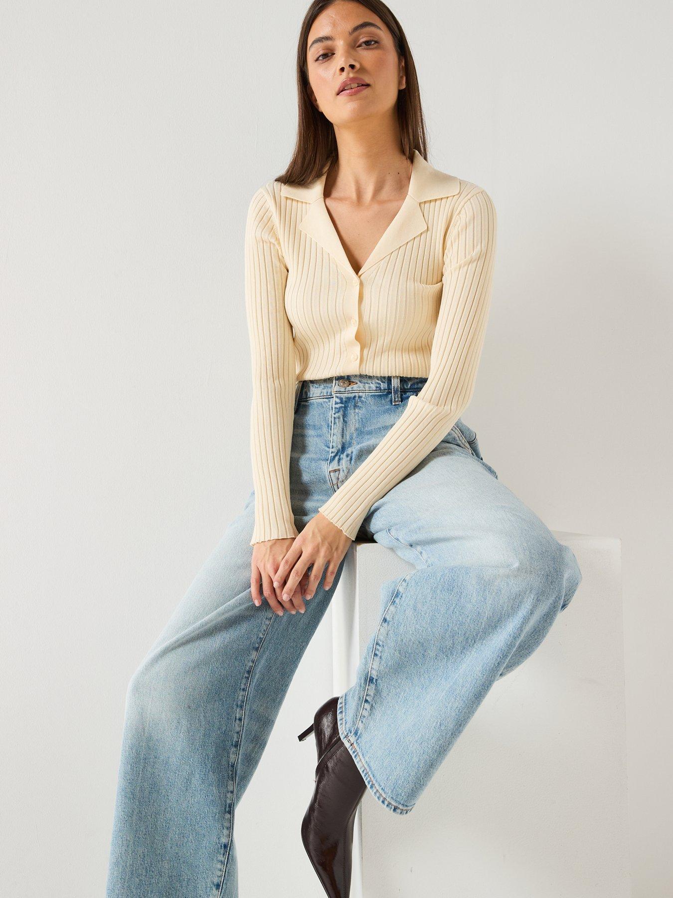 Image 4 of 6 of 7 FOR ALL MANKIND Bonnie Balloon Leg Trousers - Light Wash
