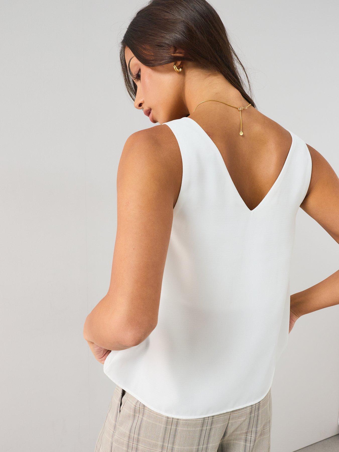 Image 2 of 6 of The Very Collection Cami&nbsp;Top - White