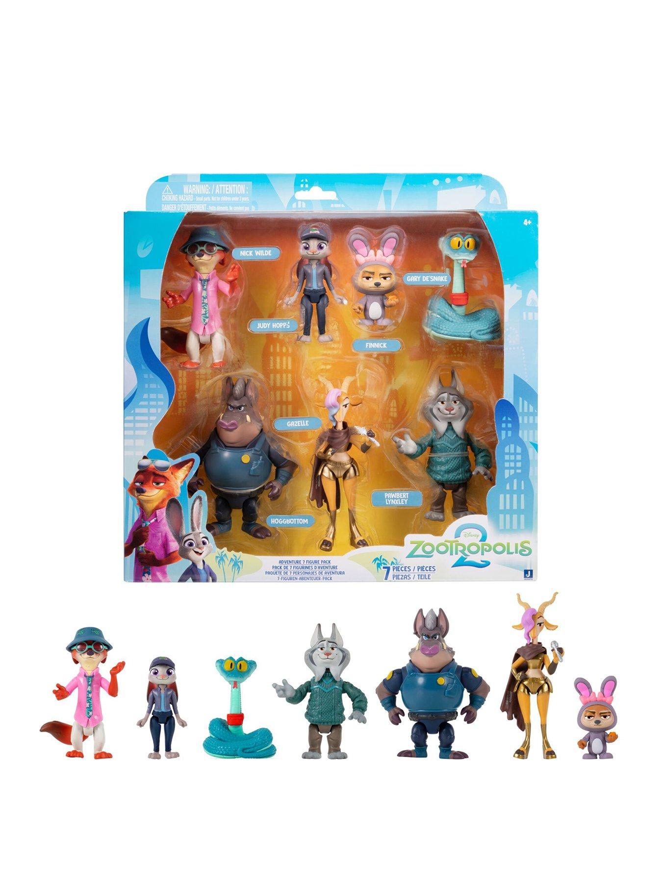 Zootropolis Disney's Zootropolis 2 Adventure 7-Figure Pack - Articulated 3” Figures - Collector’s Series