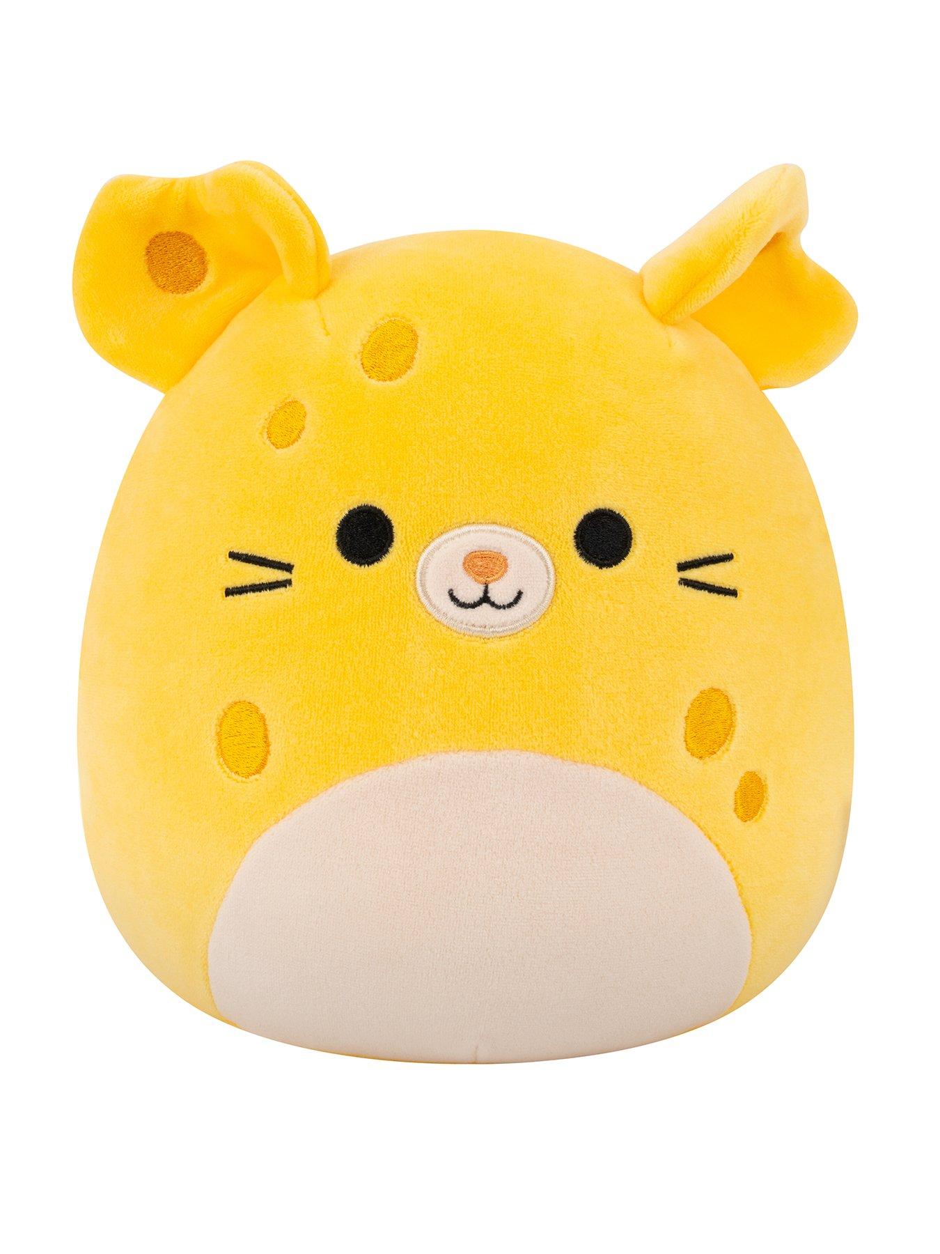 Squishmallows Amelia the Yellow Cheese Mouse 7.5" Plush