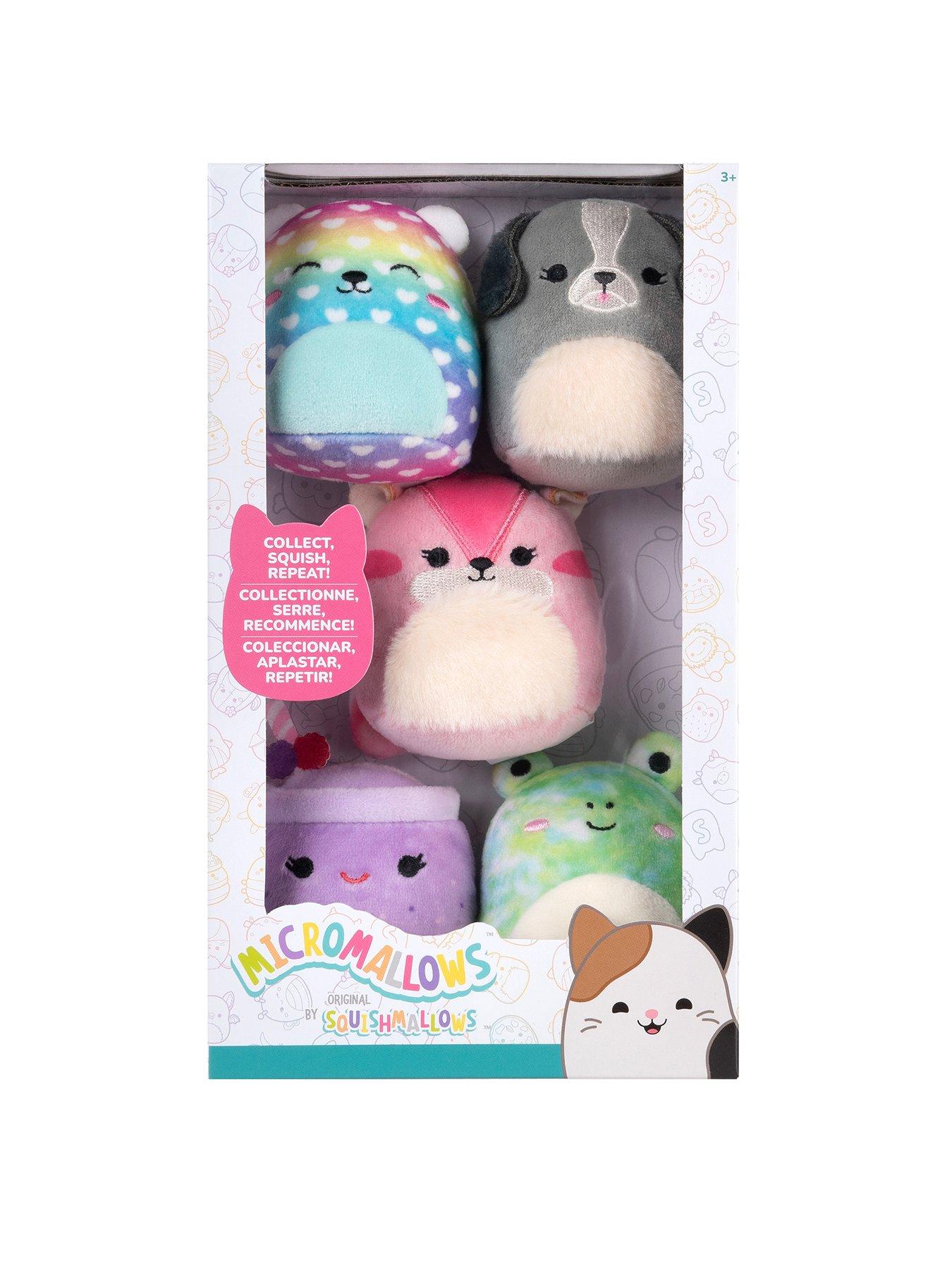 Image 1 of 7 of Micromallows Plush 5 Pack (with Marley the Heart Bear)