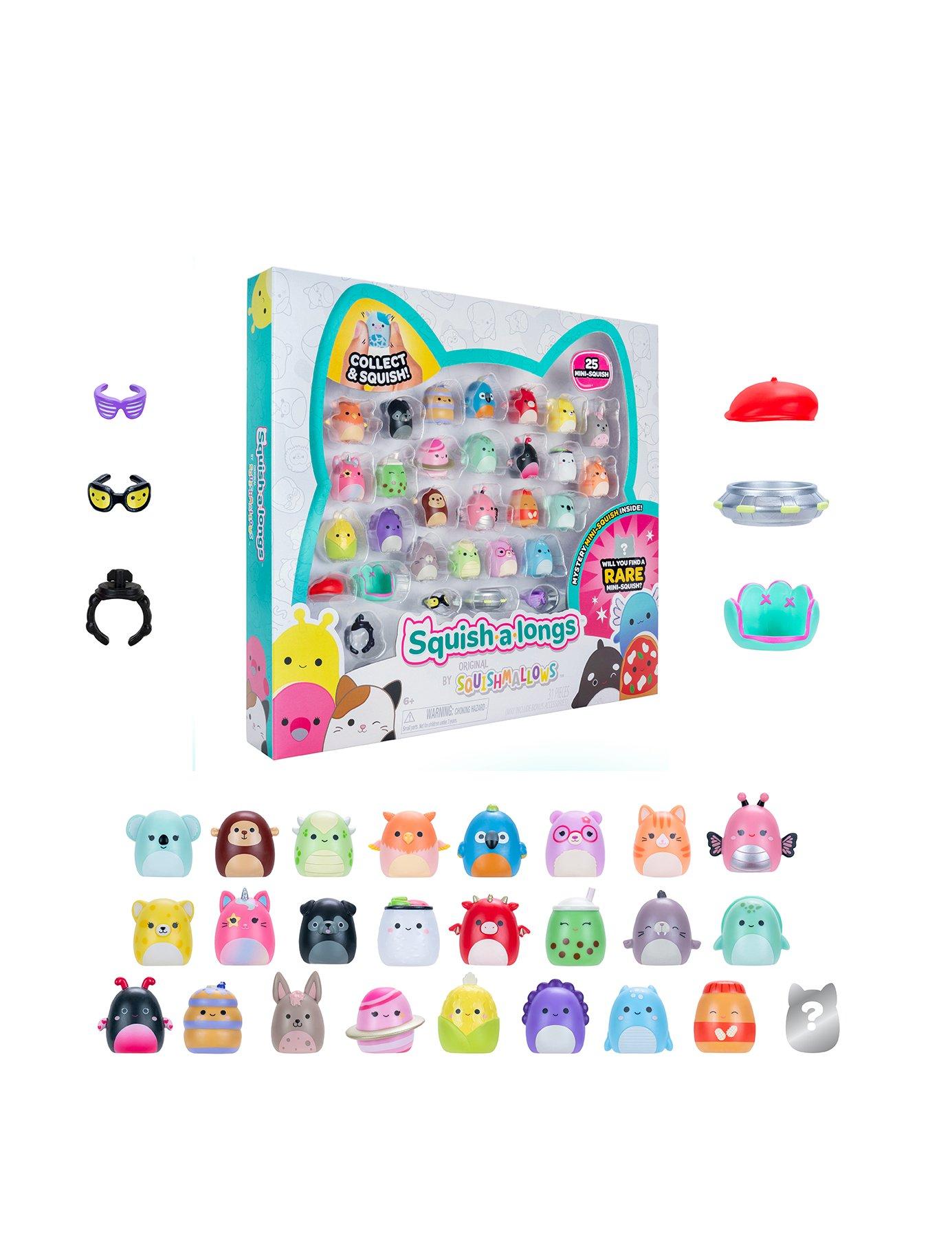 Squish-a-longs 25-Pack (Wave 3, Style 1) - 1-Inch Mini-Squish
