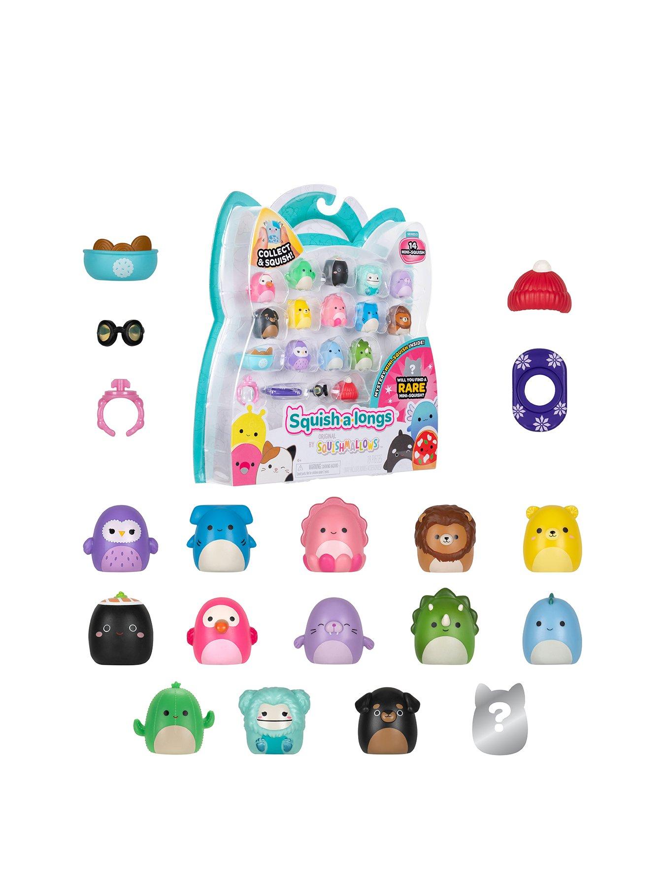 Squish-a-longs 14 Pack (Style 2, Wave 3) - 1-Inch Mini-Squish