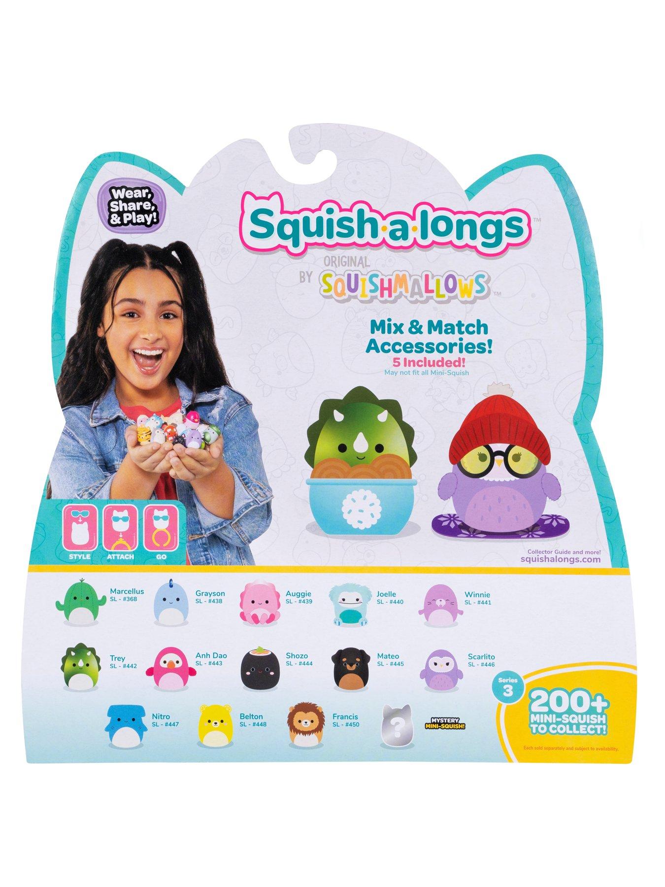 Image 7 of 8 of Squish-a-longs 14 Pack (Style 2, Wave 3) - 1-Inch Mini-Squish