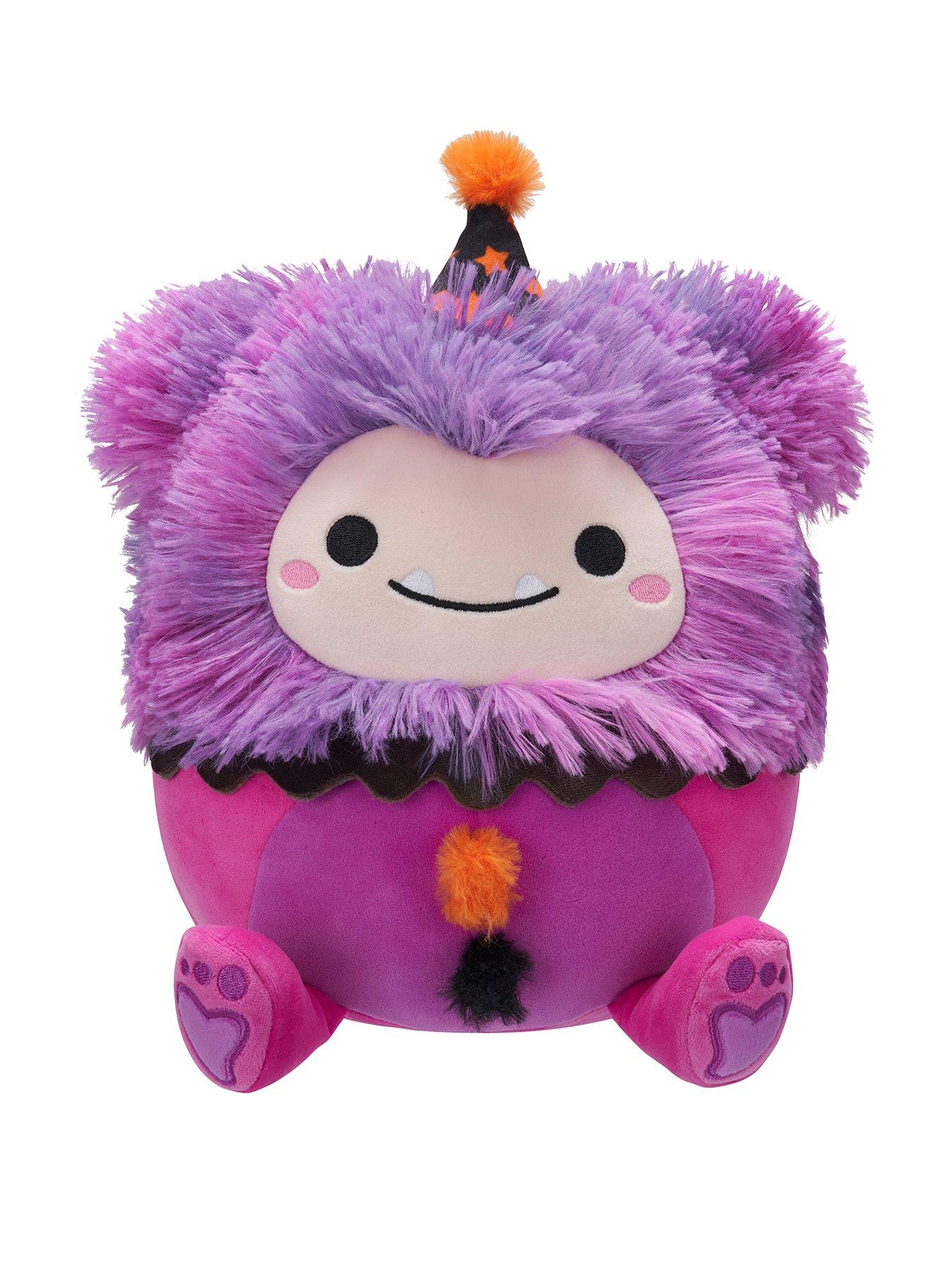 Squishmallows Woxie Magenta Bigfoot in Clown Costume 7.5" Plush