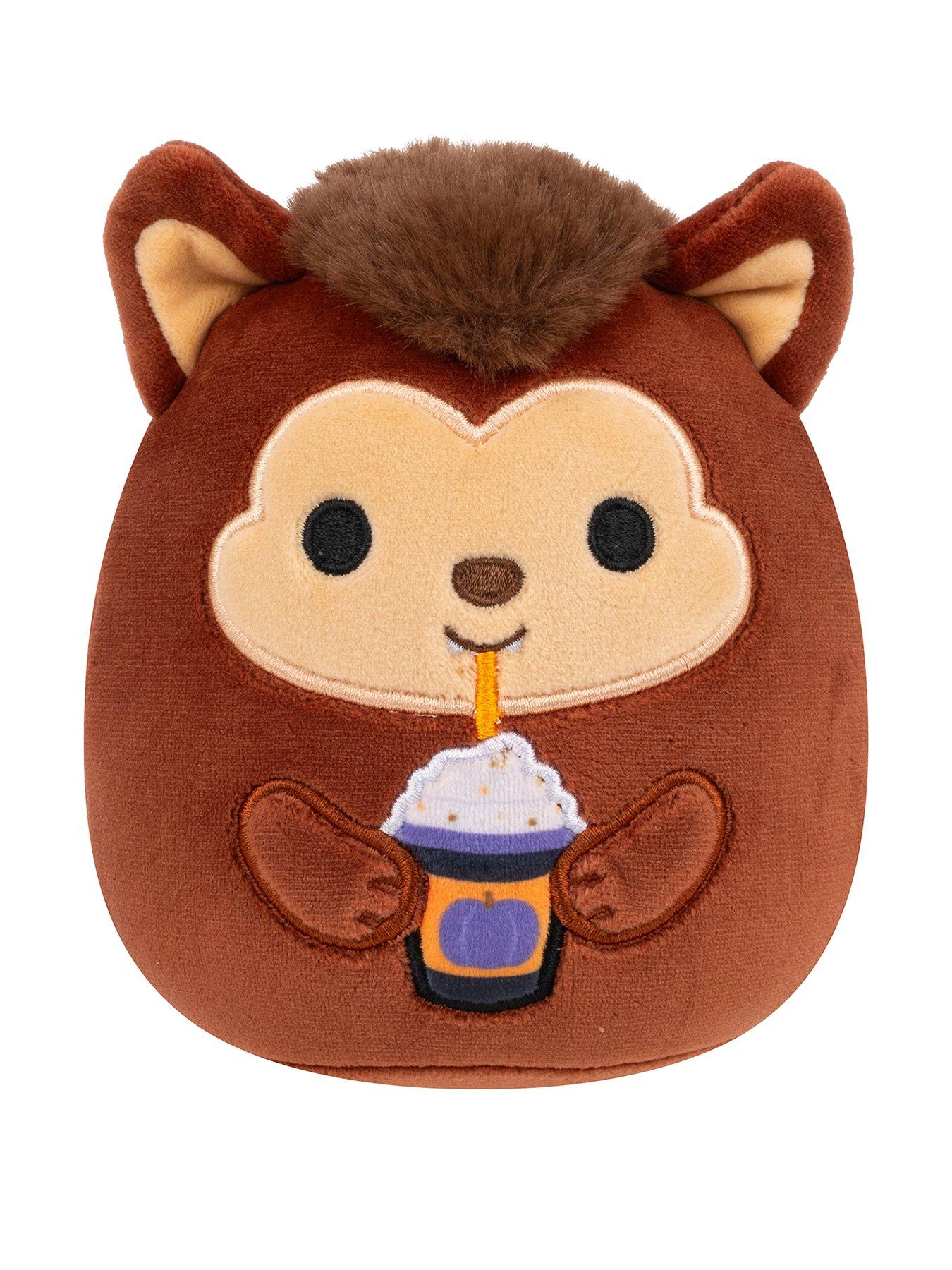 Squishmallows Wade the Brown Werewolf Holding Purple Frappe 7.5" Plush