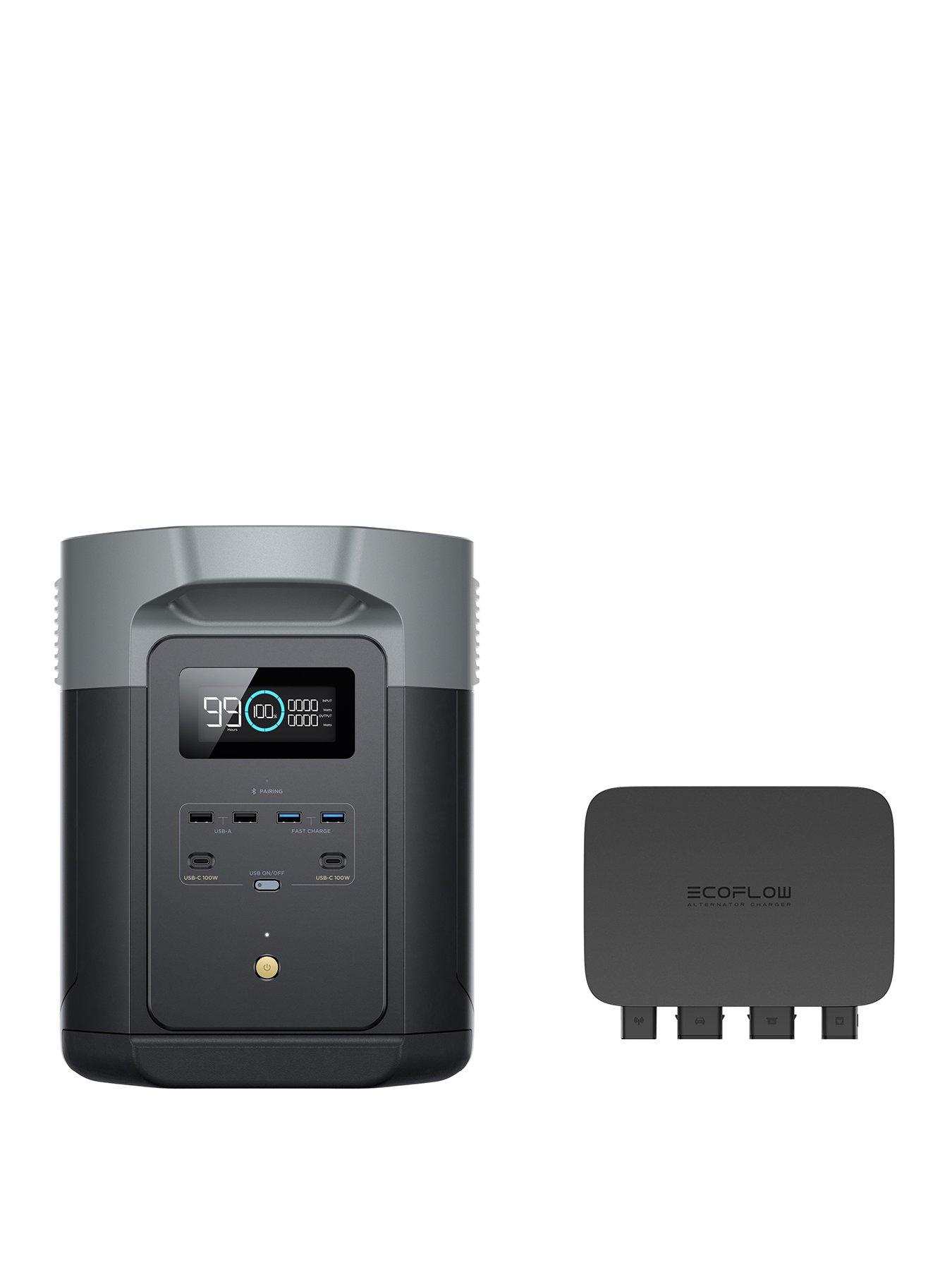 undefined EcoFlow Delta 2 Max and Alternator charger kit - Portable Power Station Bundle