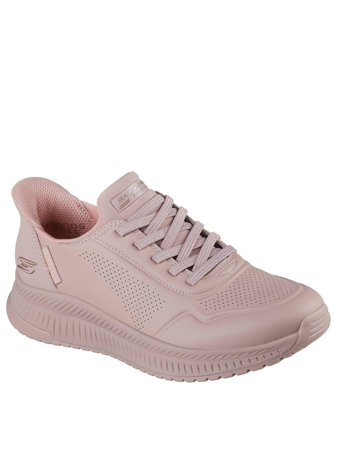 skechers-bobs-squad-4-key-look-slip-ins-trainer-pinkstillFront