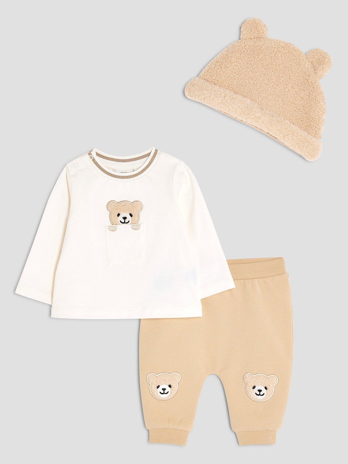 river-island-baby-boys-borg-bear-hat-set-beige