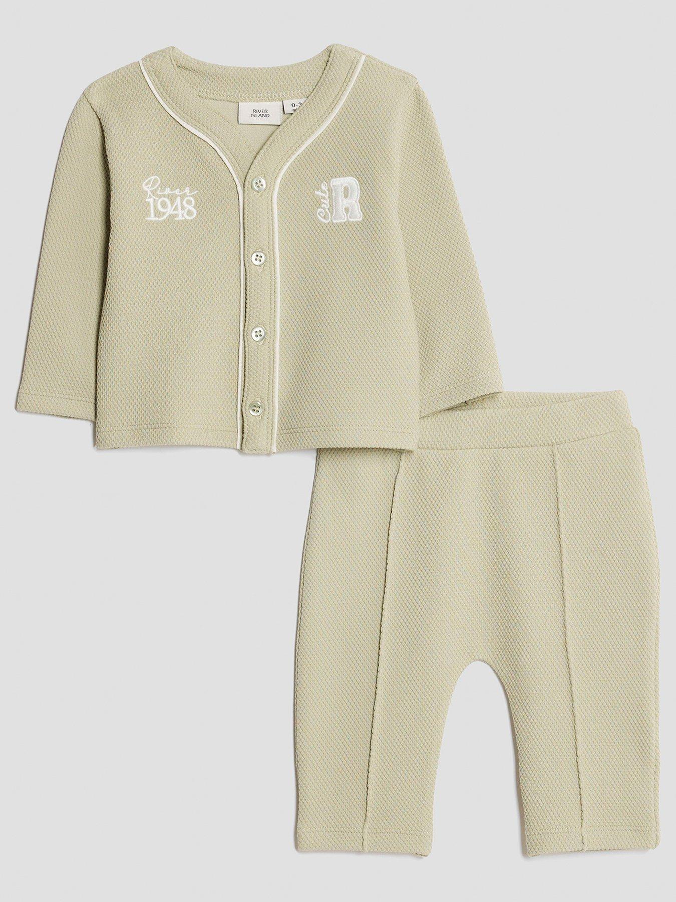 River Island Baby Boys Baseball Set - Khaki
