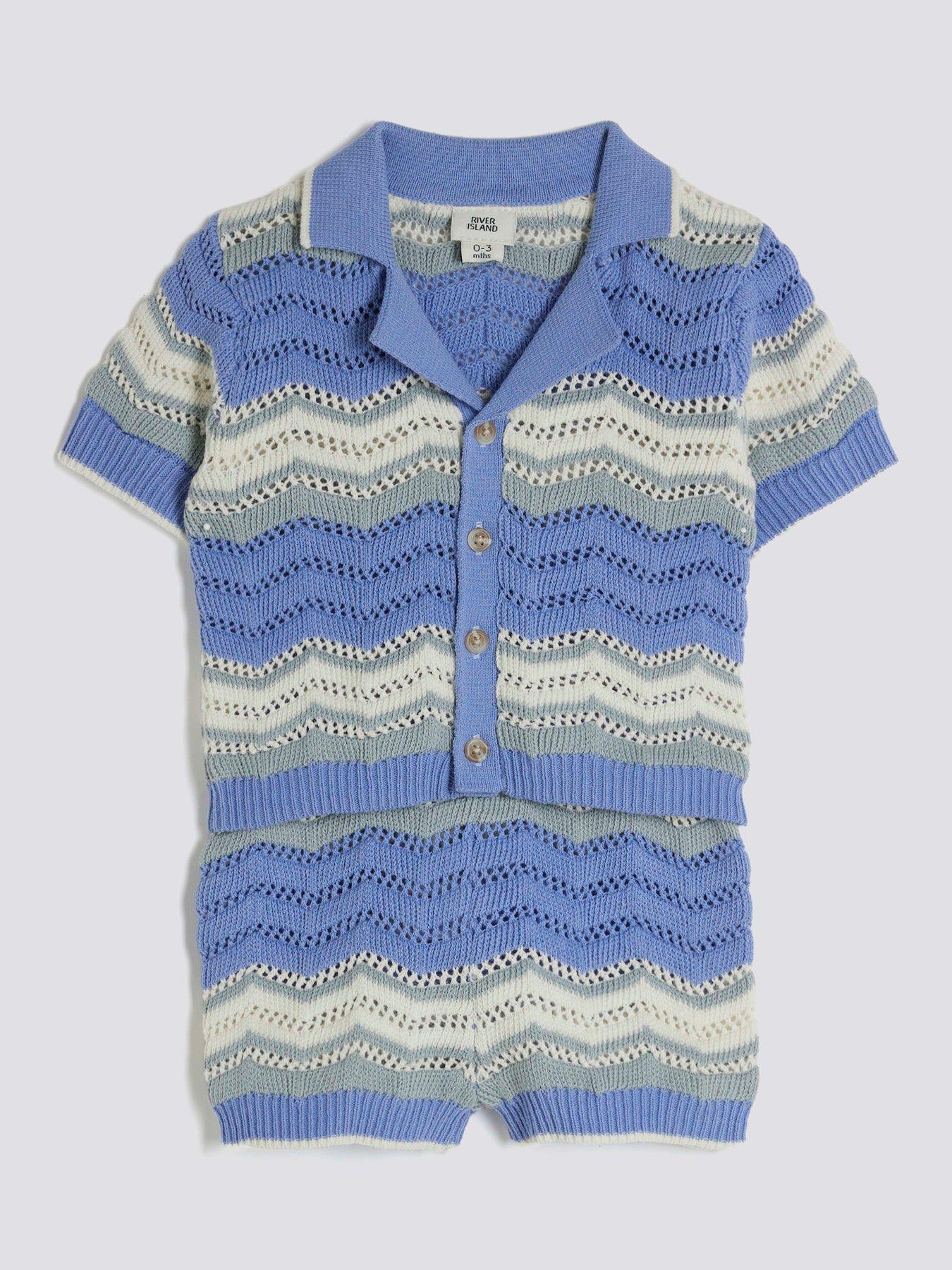 river-island-baby-boys-wavy-textured-shorts-set-bluestillFront