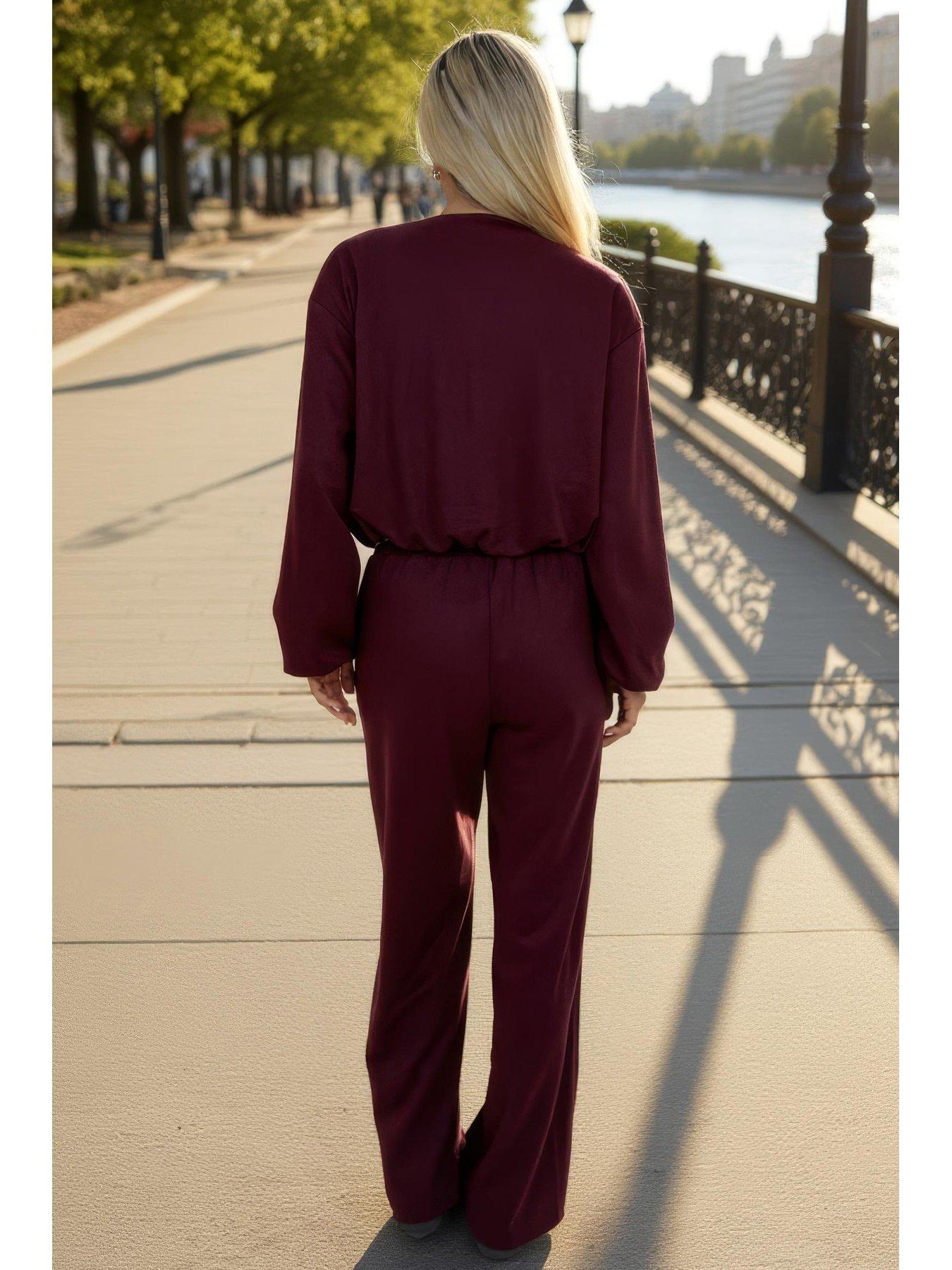 ax-paris-blouson-jacket-burgundyoutfit