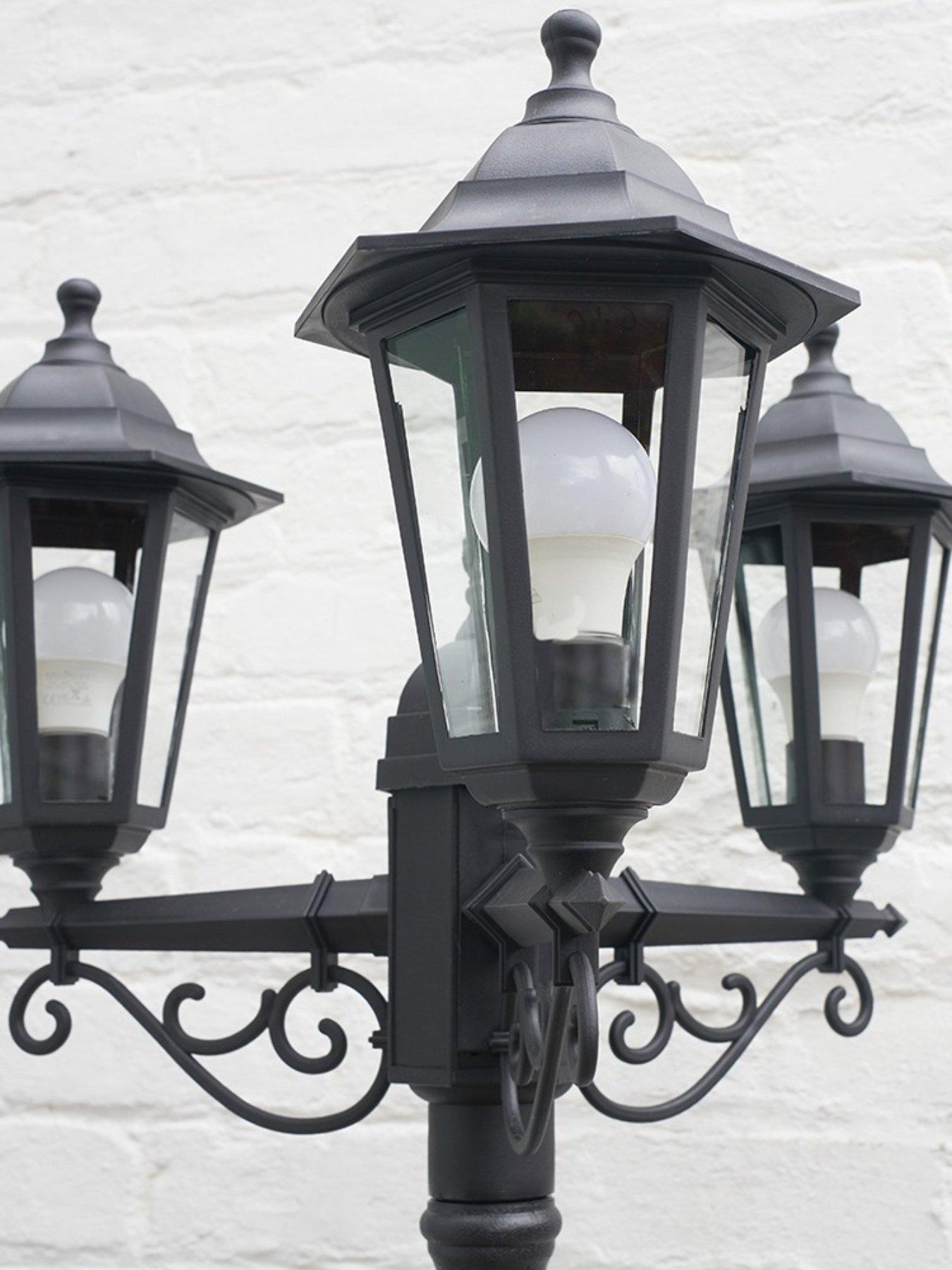 valuelights-mayfair-black-ip44-3-way-plastic-outdoor-lamp-postback