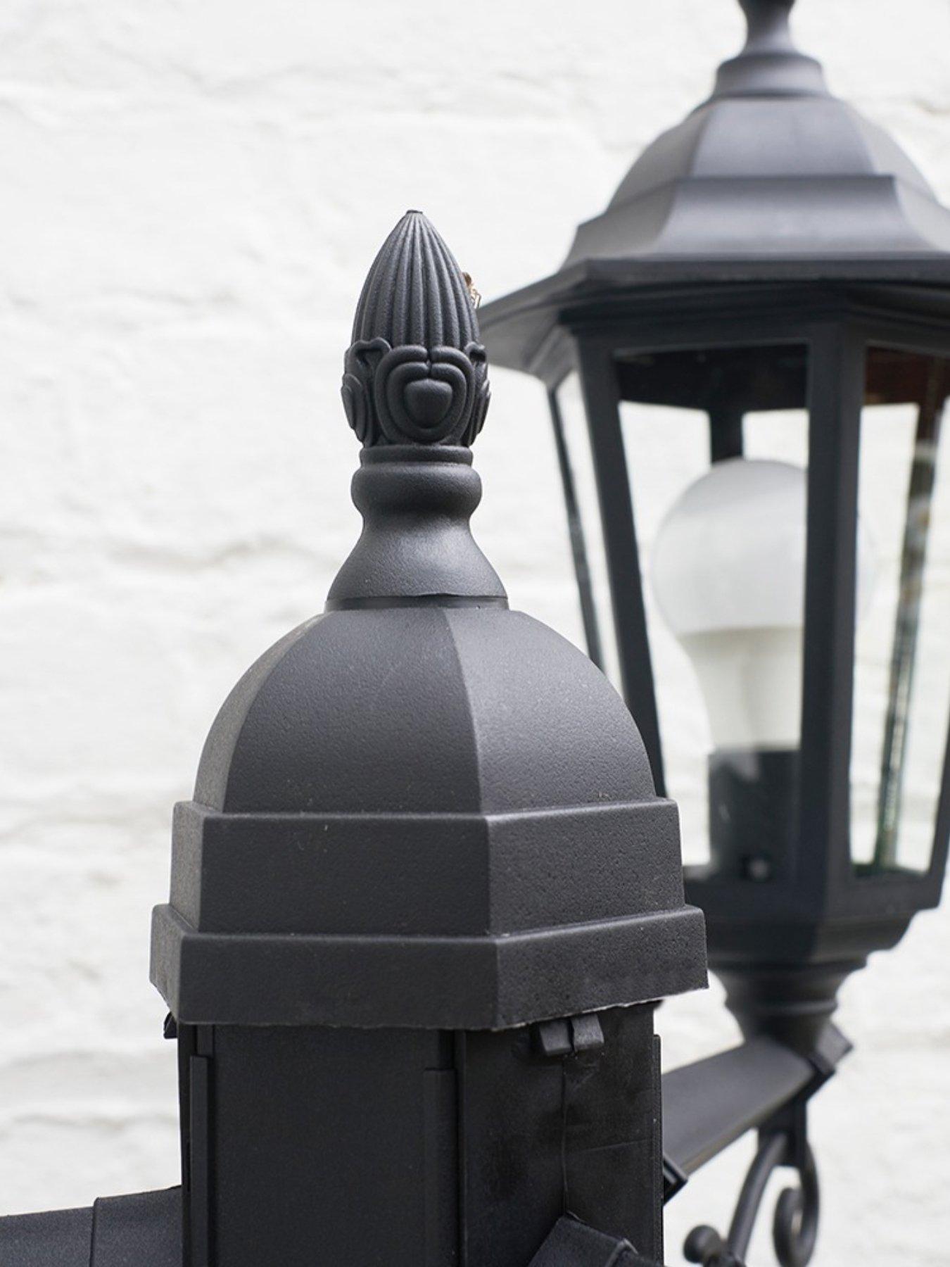 valuelights-mayfair-black-ip44-3-way-plastic-outdoor-lamp-postdetail
