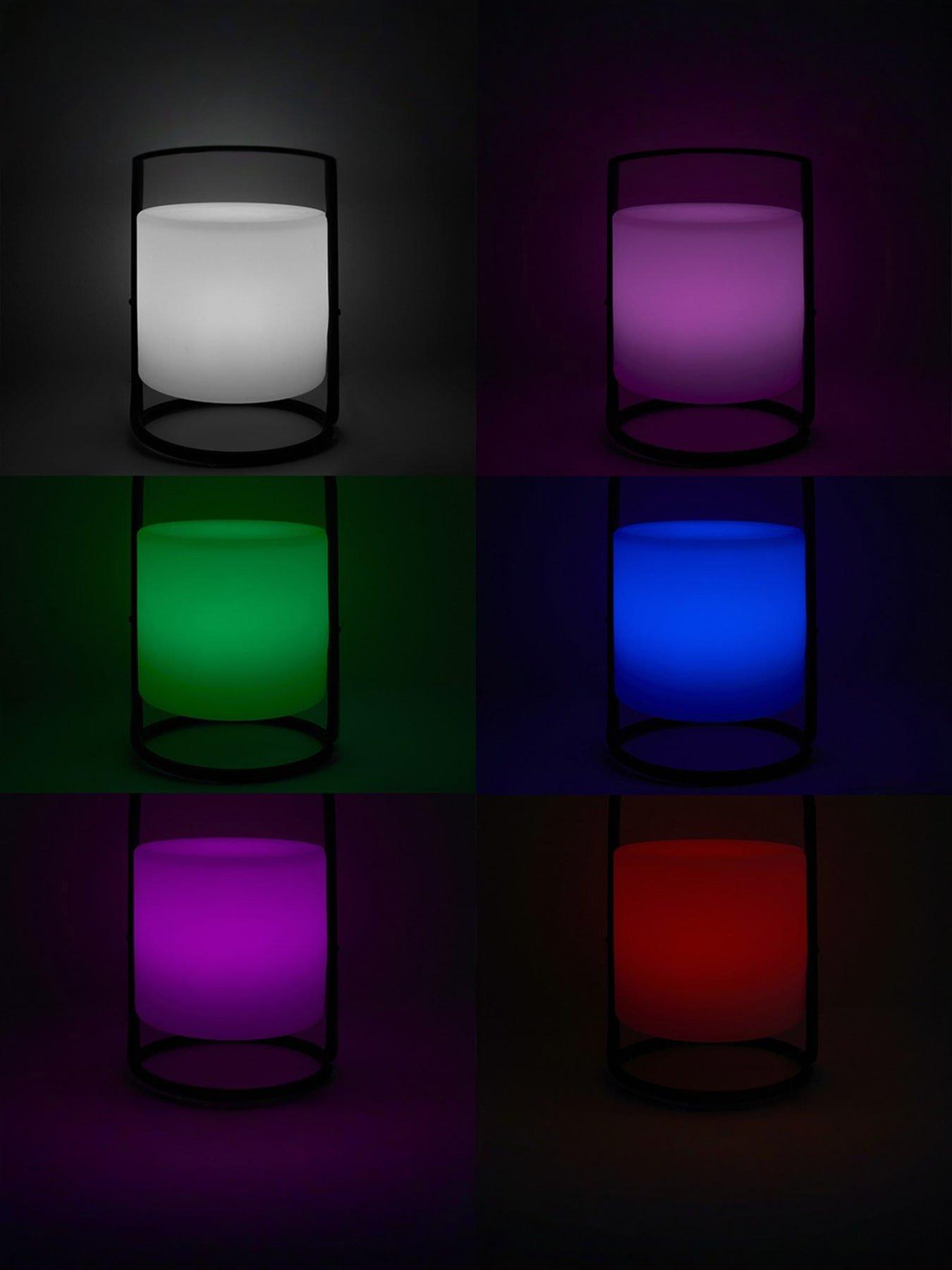 valuelights-corte-white-cylinder-led-colour-changing-rechargeable-table-lightfront