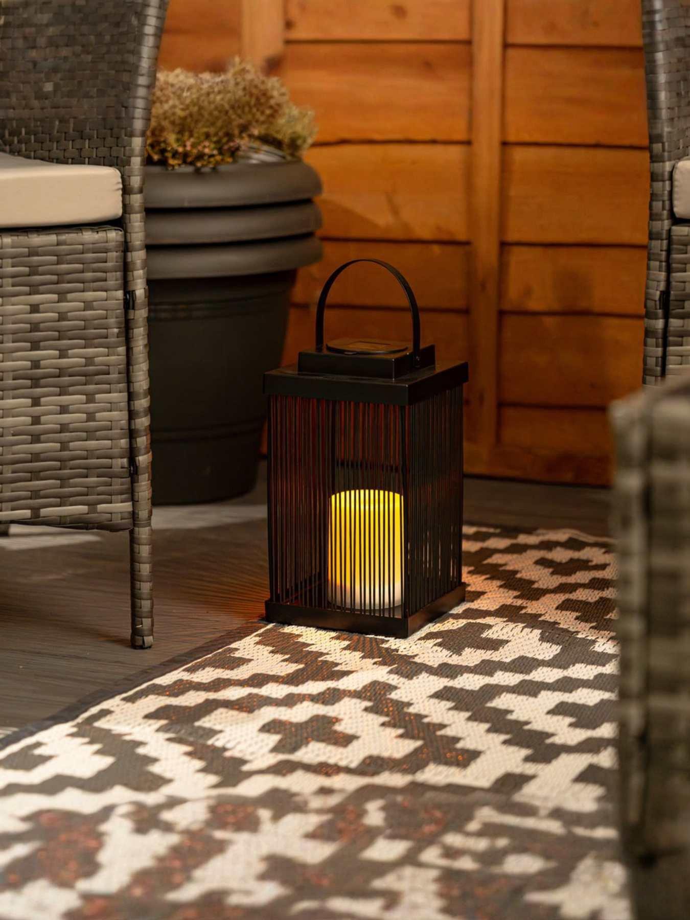 ValueLights Dancing Candlelight Solar Powered Lantern