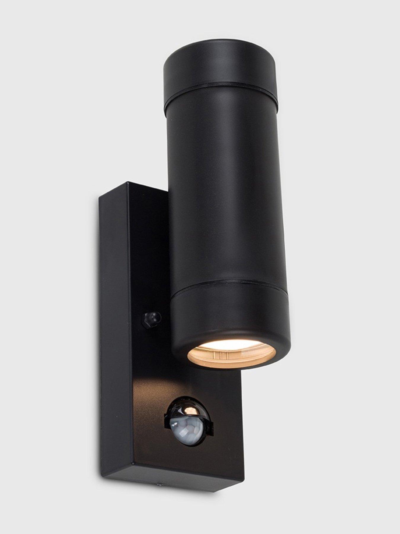 valuelights-trenley-matte-black-ip44-led-up-down-pir-wall-light