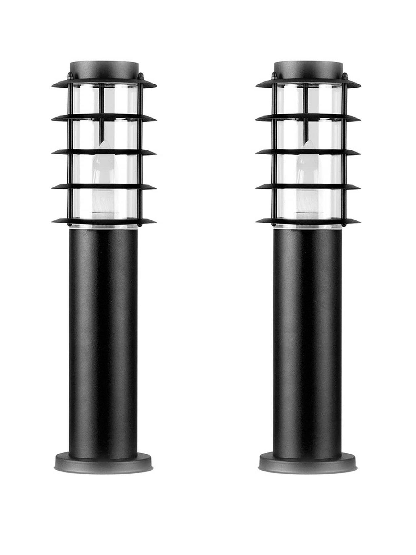 valuelights-wharf-pair-of-black-stainless-steel-ip44-outdoor-bollard-lights-45cmstillFront