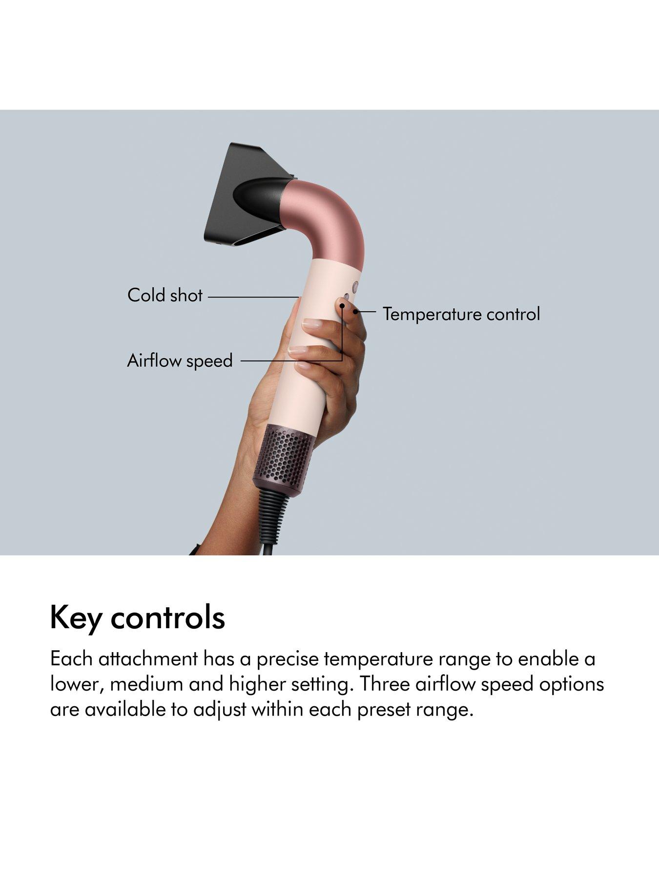 Image 5 of 7 of Dyson Supersonic r&trade; for Curly and Coily Hair, in Ceramic Pink &amp; Rose Gold