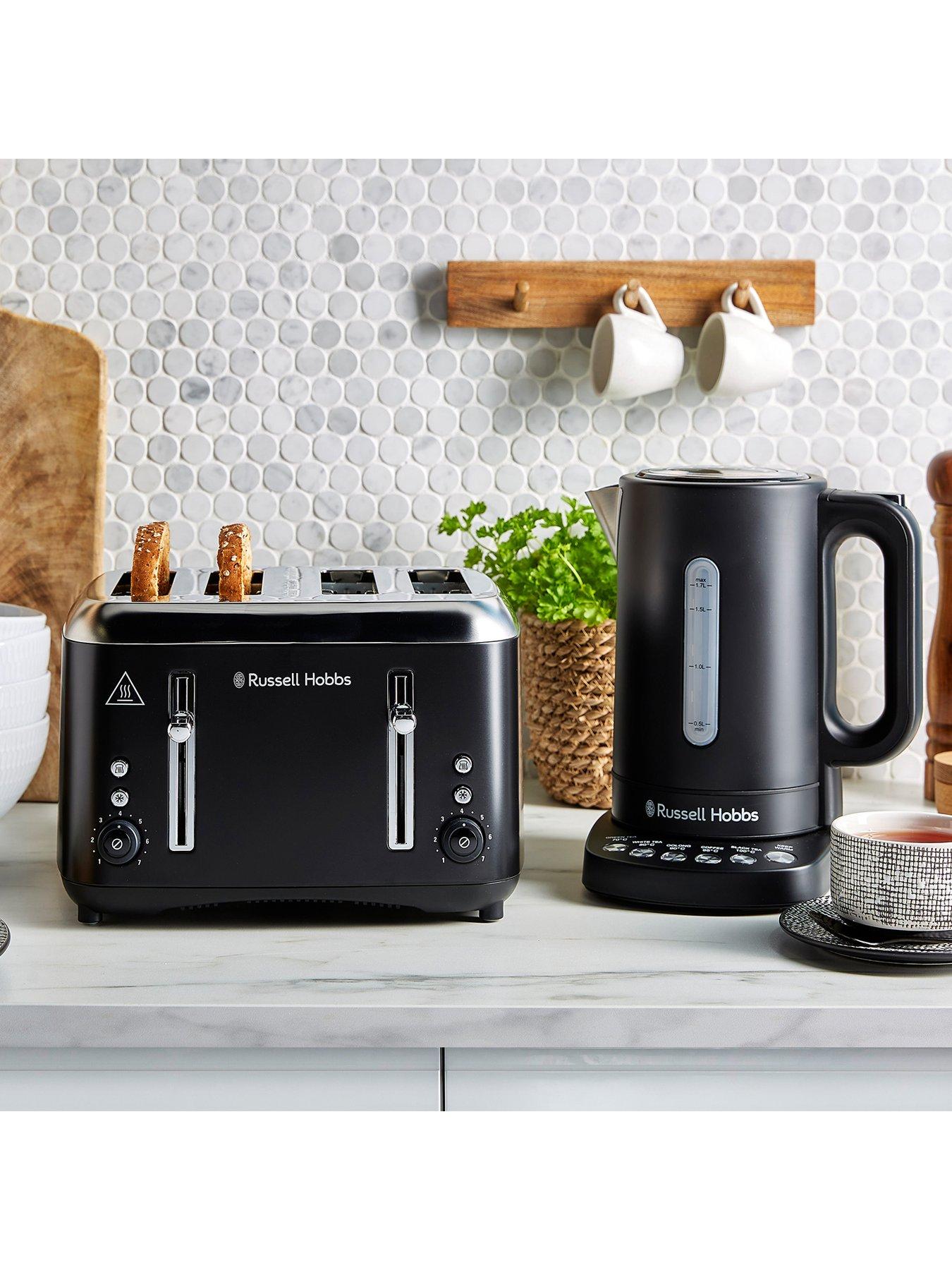 Image 2 of 7 of Russell Hobbs RH Addison Matte Black Bundle