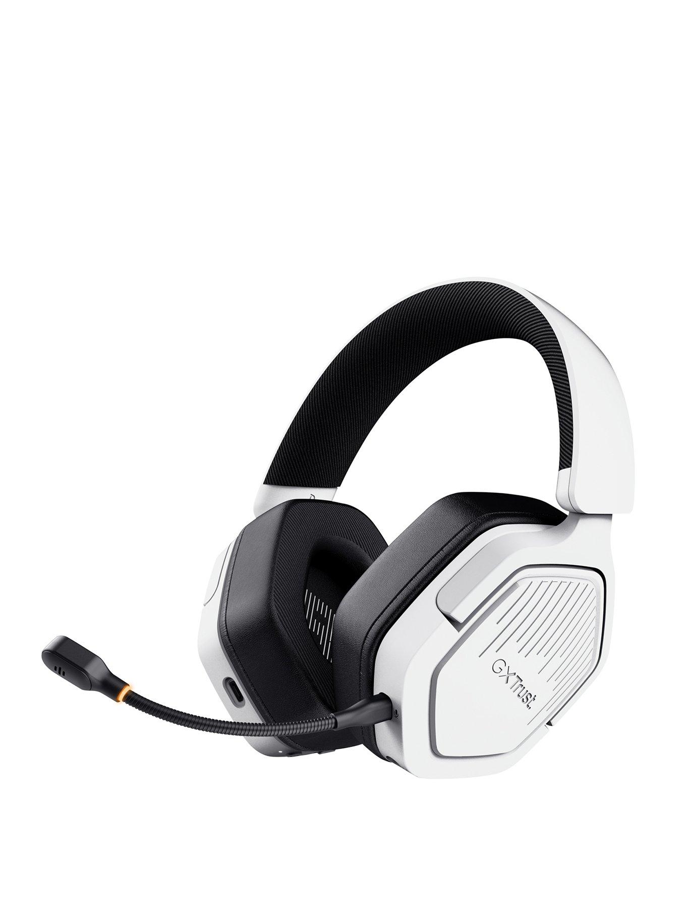 Trust GXT493W Carus Wireless Gaming Headset for PS4/5, Nintendo Switch 1/2, PC, Laptop, Smartphone, White