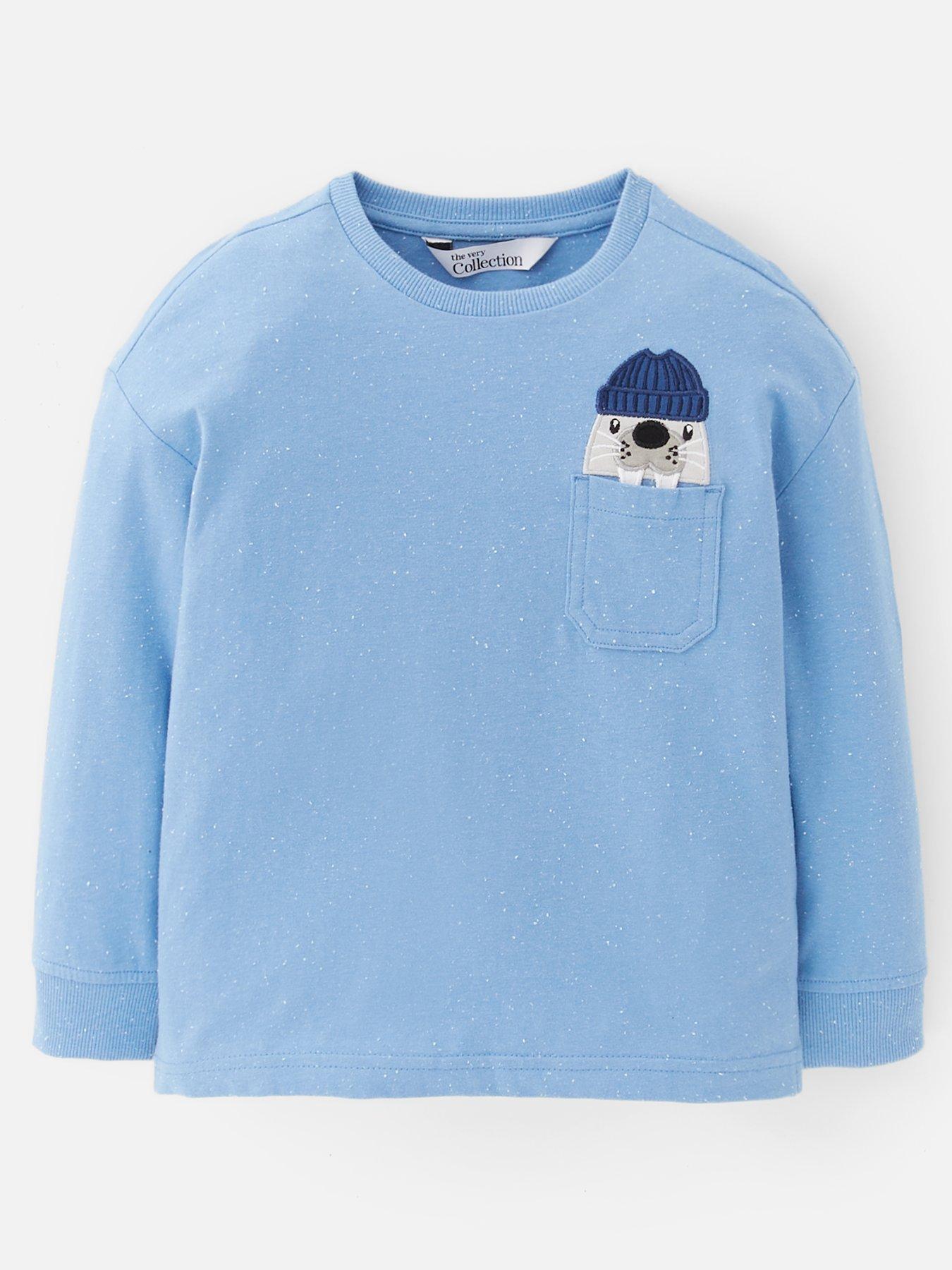 the-very-collection-boys-long-sleeve-character-3d-character-t-shirt-multi