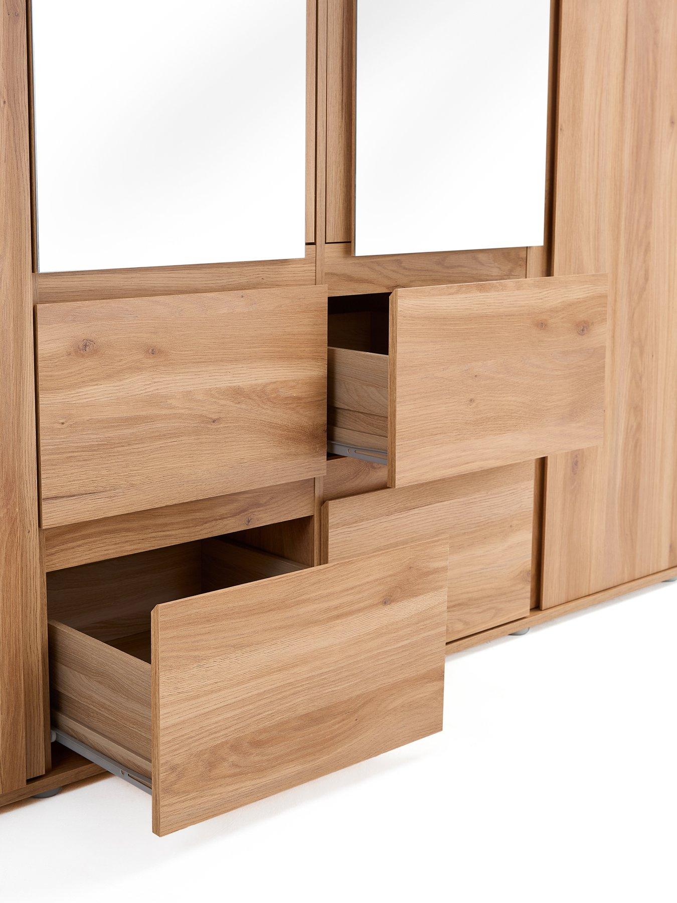 Image 7 of 7 of The Very Collection Lisson 4 Door Combi Wardrobe