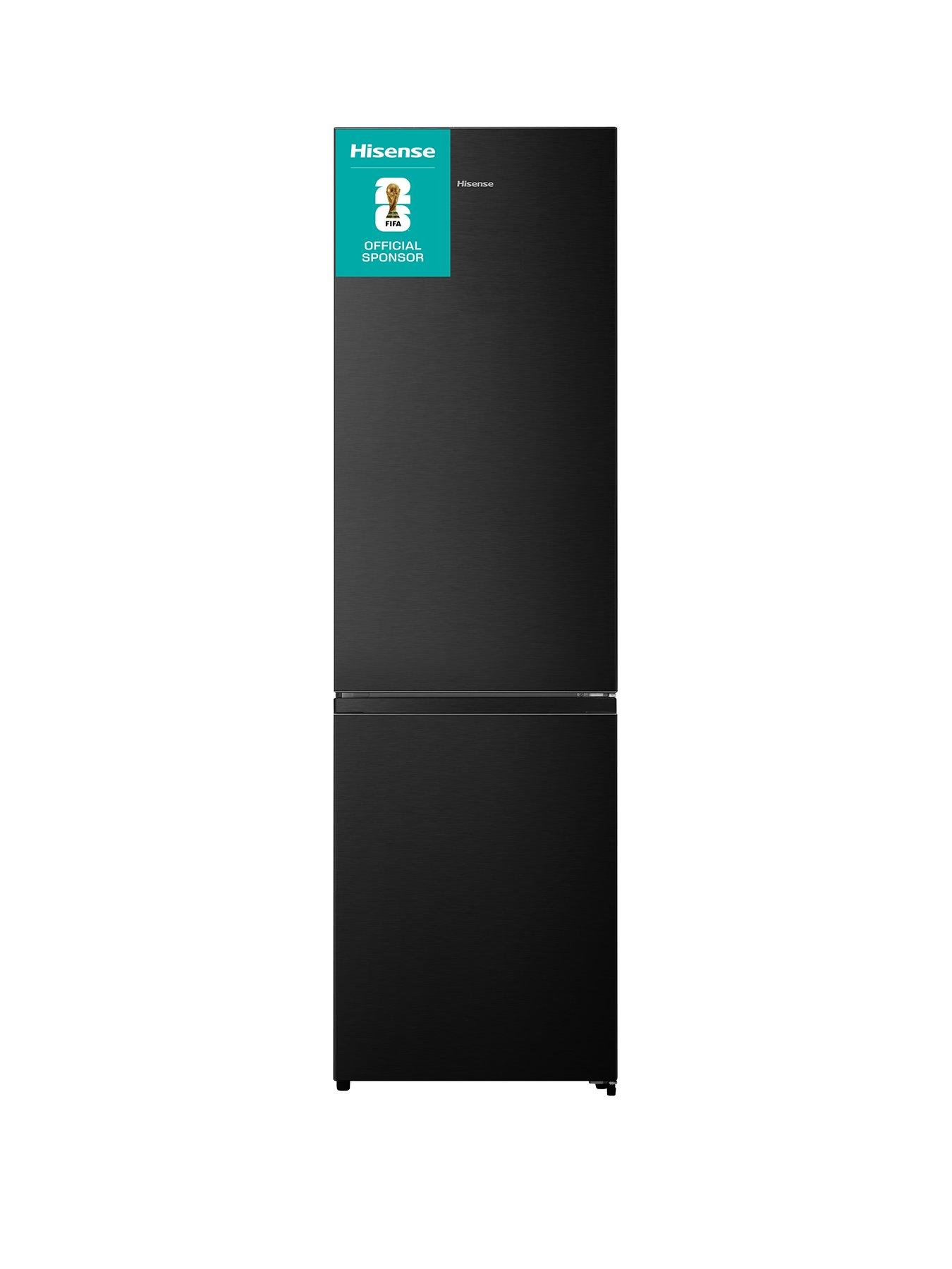 Hisense Hisense RB440N4AFA 70/30 No Frost Fridge Freezer - Black Stainless Steel - A Rated