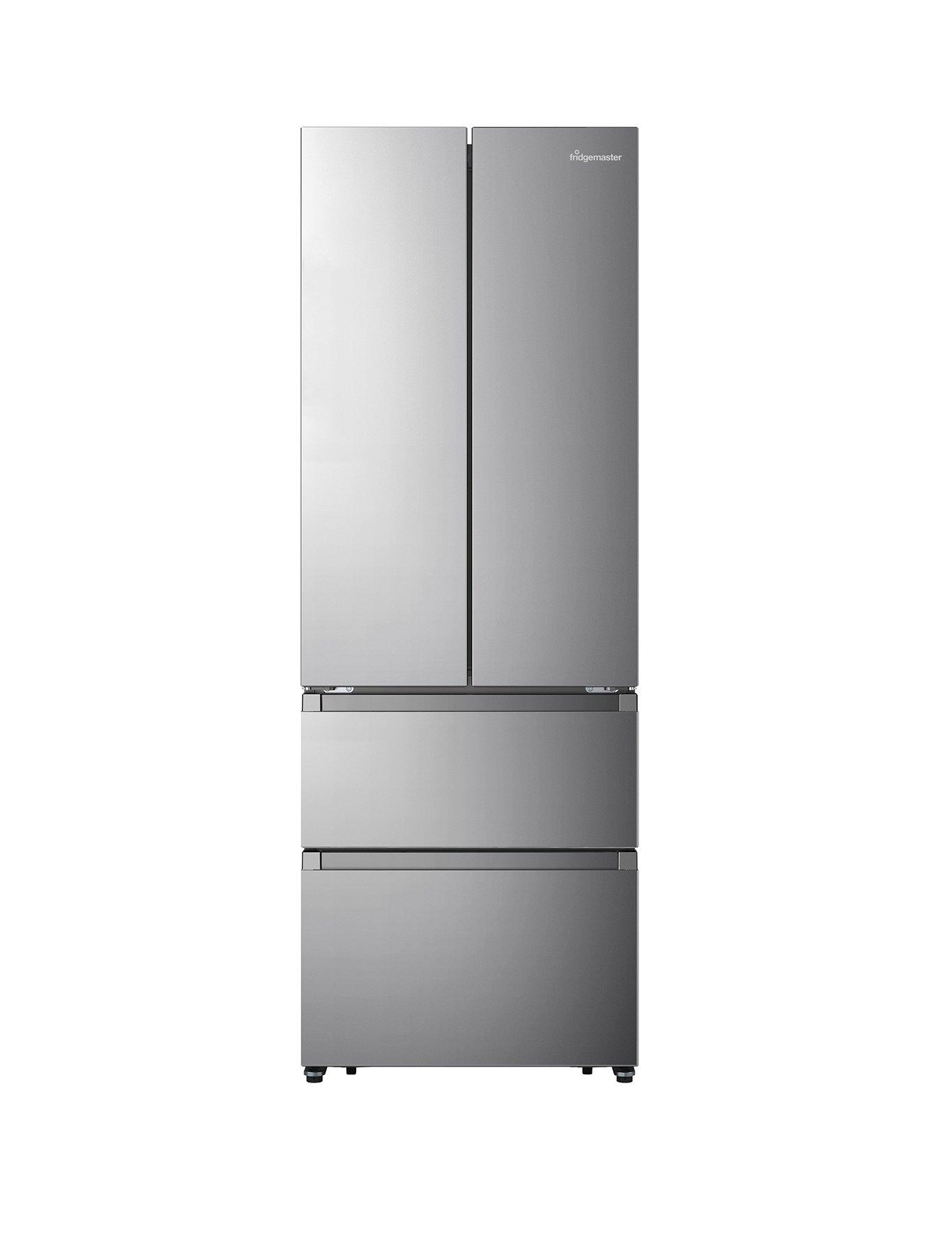 Fridgemaster Mf70450Es 200Cm High Total No Frost Freestanding American French Door Fridge Freezer - Silver - E Rated