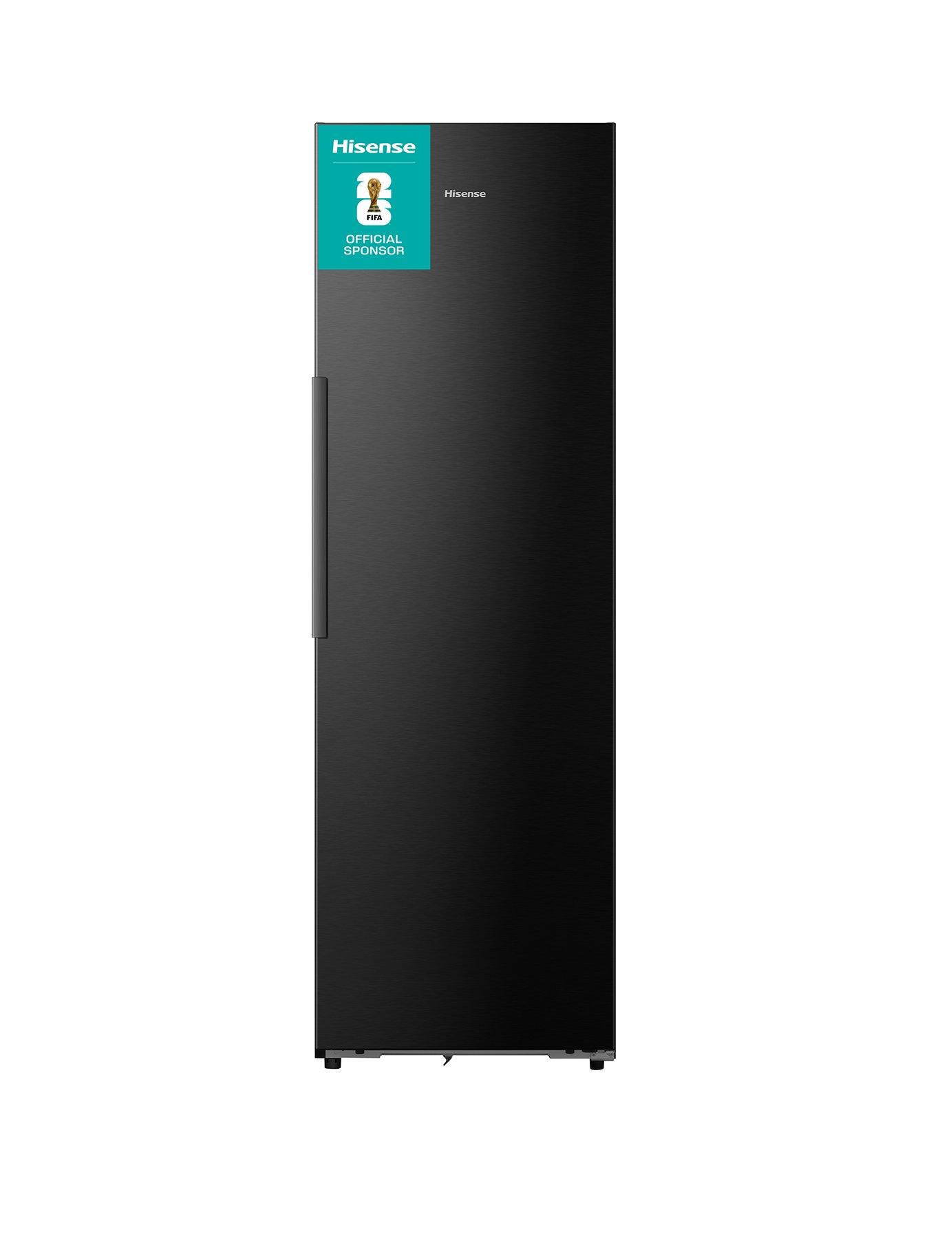 Hisense Hisense KitchenFit Eclipse Series FT5K310GSFC Wifi connected Total No Frost Tall Freezer - Black Stainless Steel - C rated