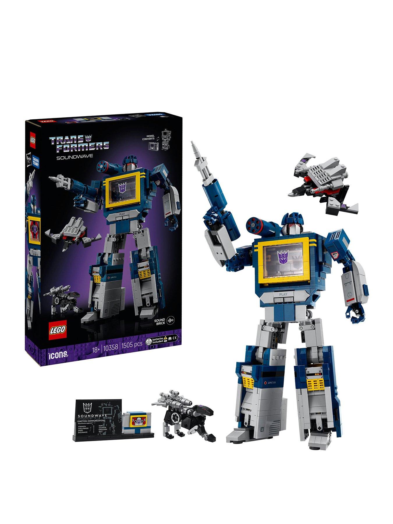 LEGO Icons Transformers: Soundwave Model Kit 10358