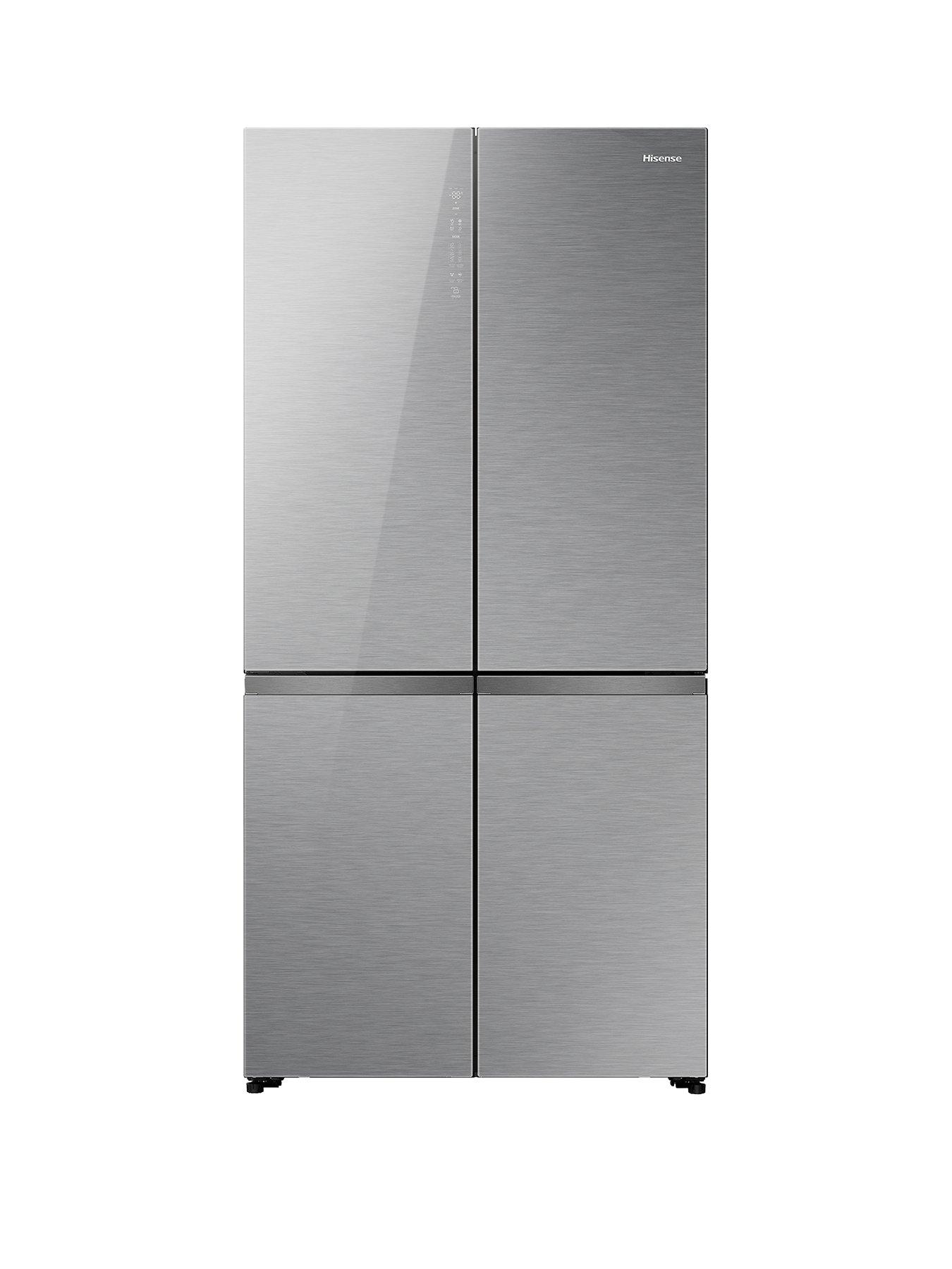 hisense-hisense-rq768n4gve-kitchenfit-multidoor-fridge-freezer-591l-silver-glass-e-rated