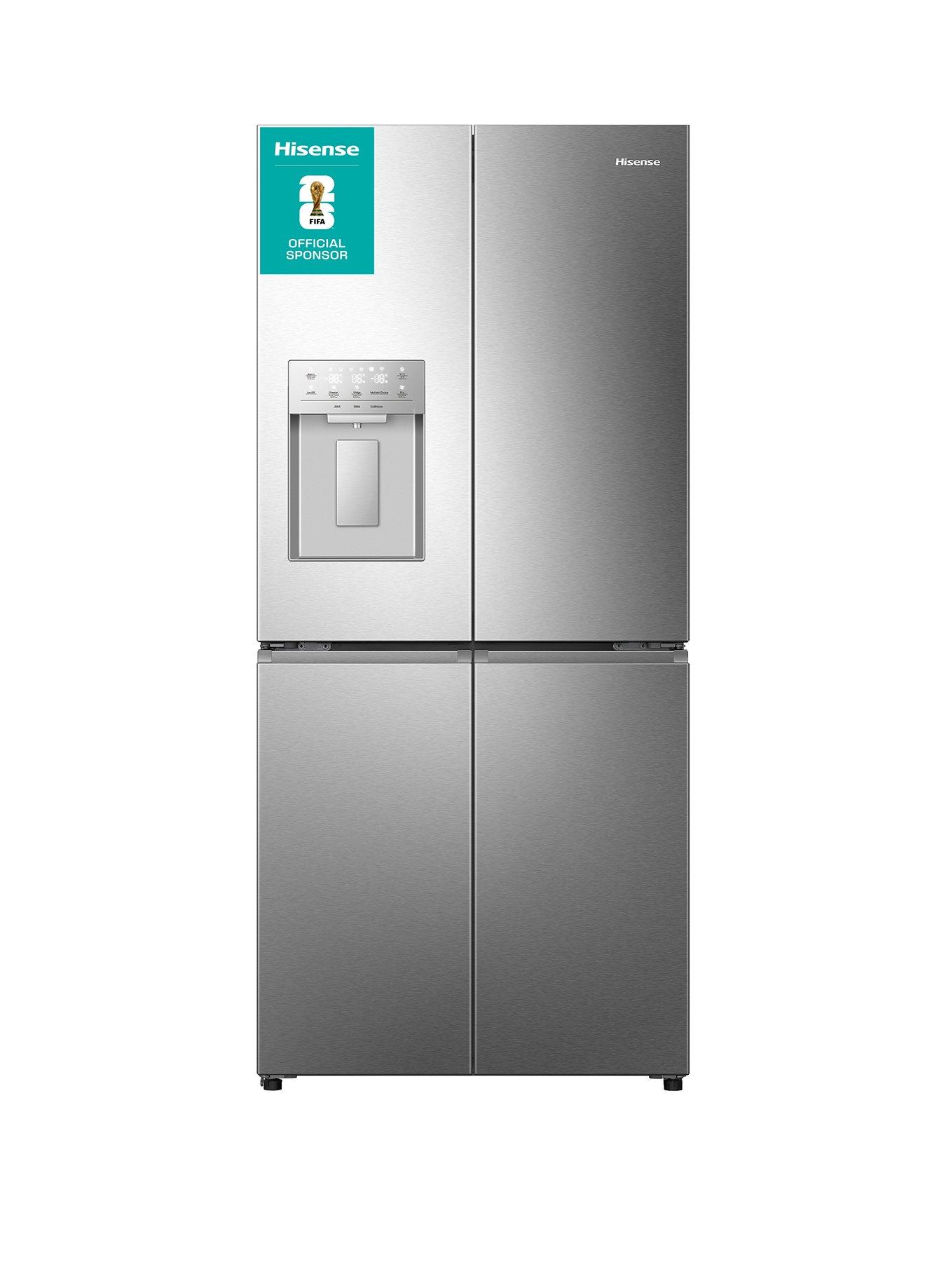 Hisense Hisense PureFlat Slim RQ5P470SYIDTotal No Frost American Fridge Freezer with My Fresh Choice zone - D Rated