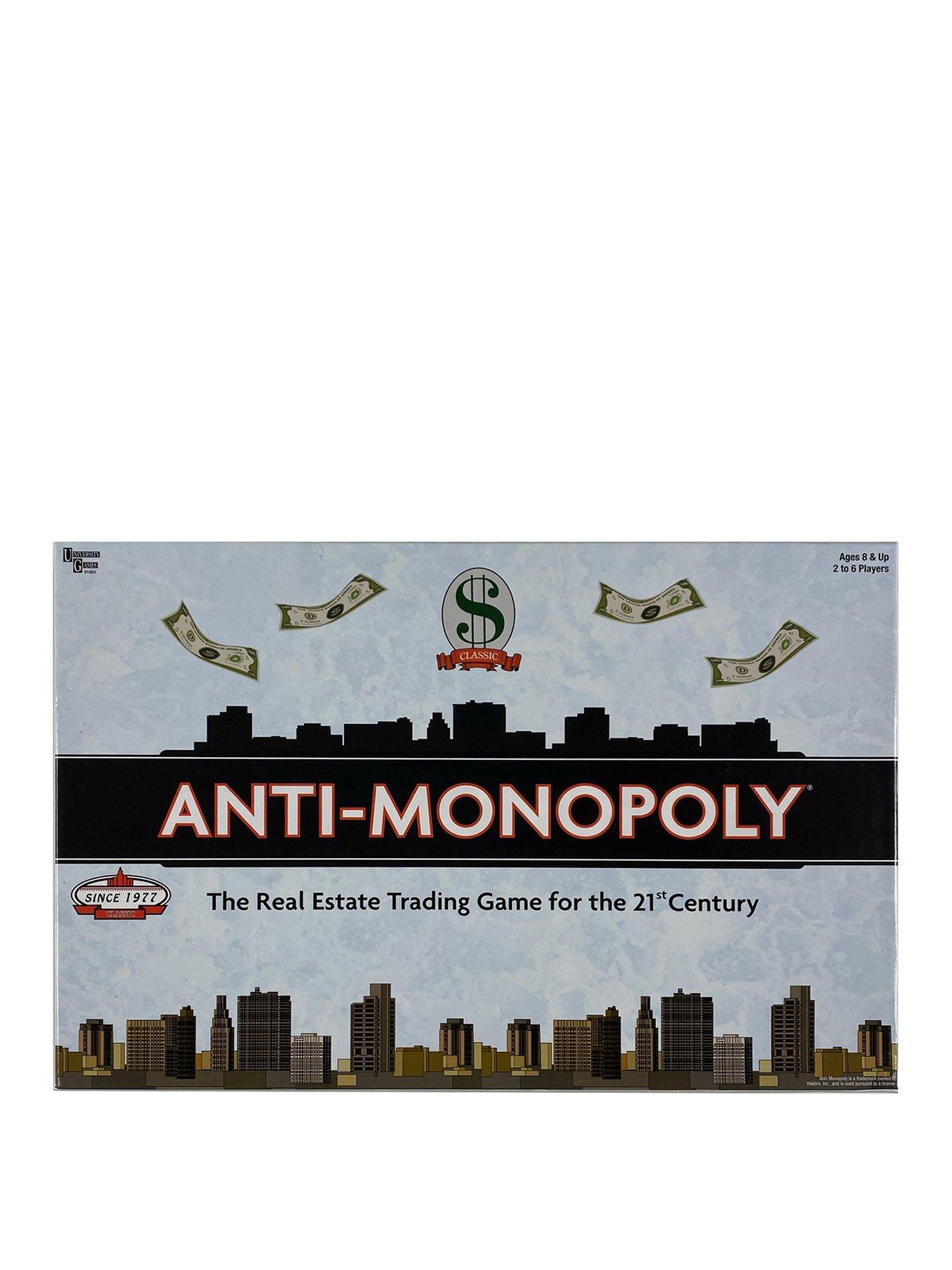 Image 1 of 6 of University Games Anti Monopoly Board Game