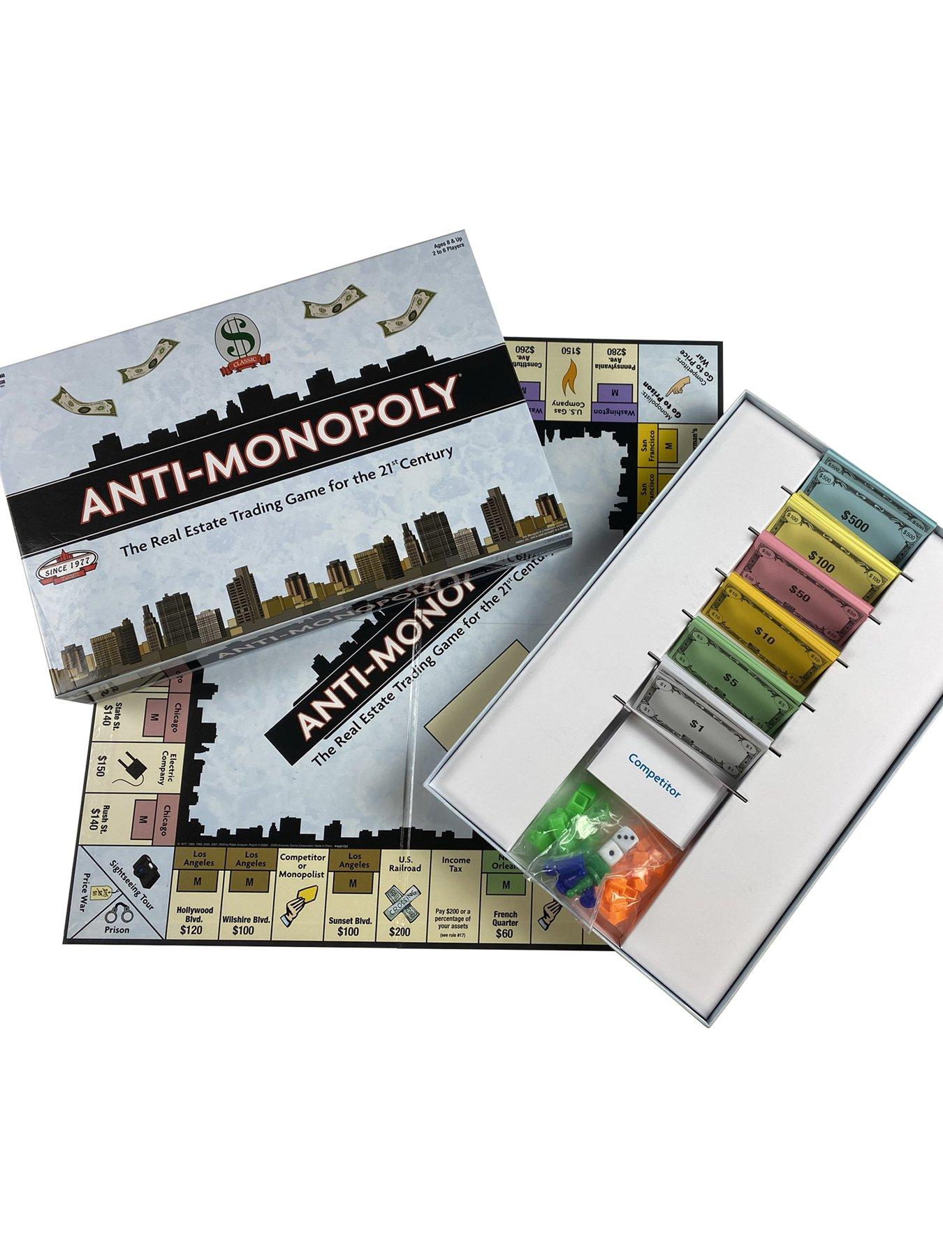 Image 2 of 6 of University Games Anti Monopoly Board Game